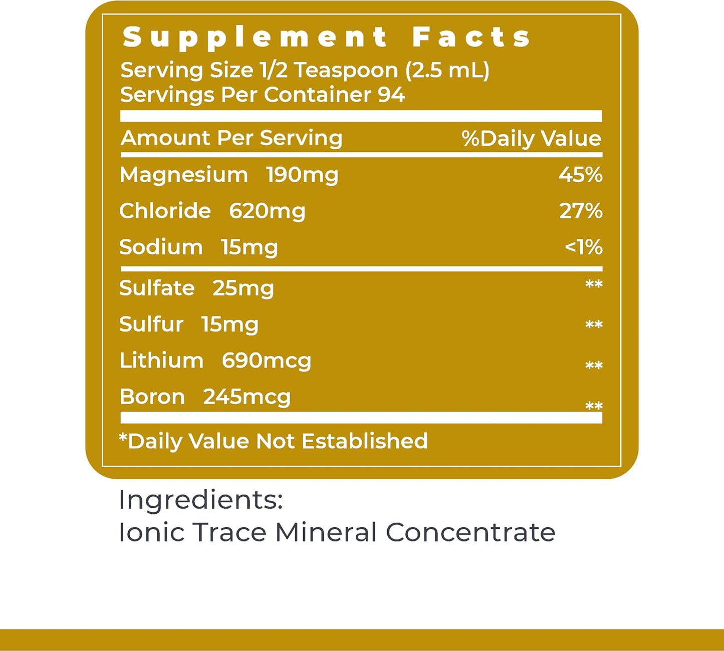 Premier Research Labs Premier pH Minerals - Trace Mineral Drops for Distilled Water, Magnesium Supplement, Reverse Osmosis Water, Liquid Concentrate - 8 fl oz