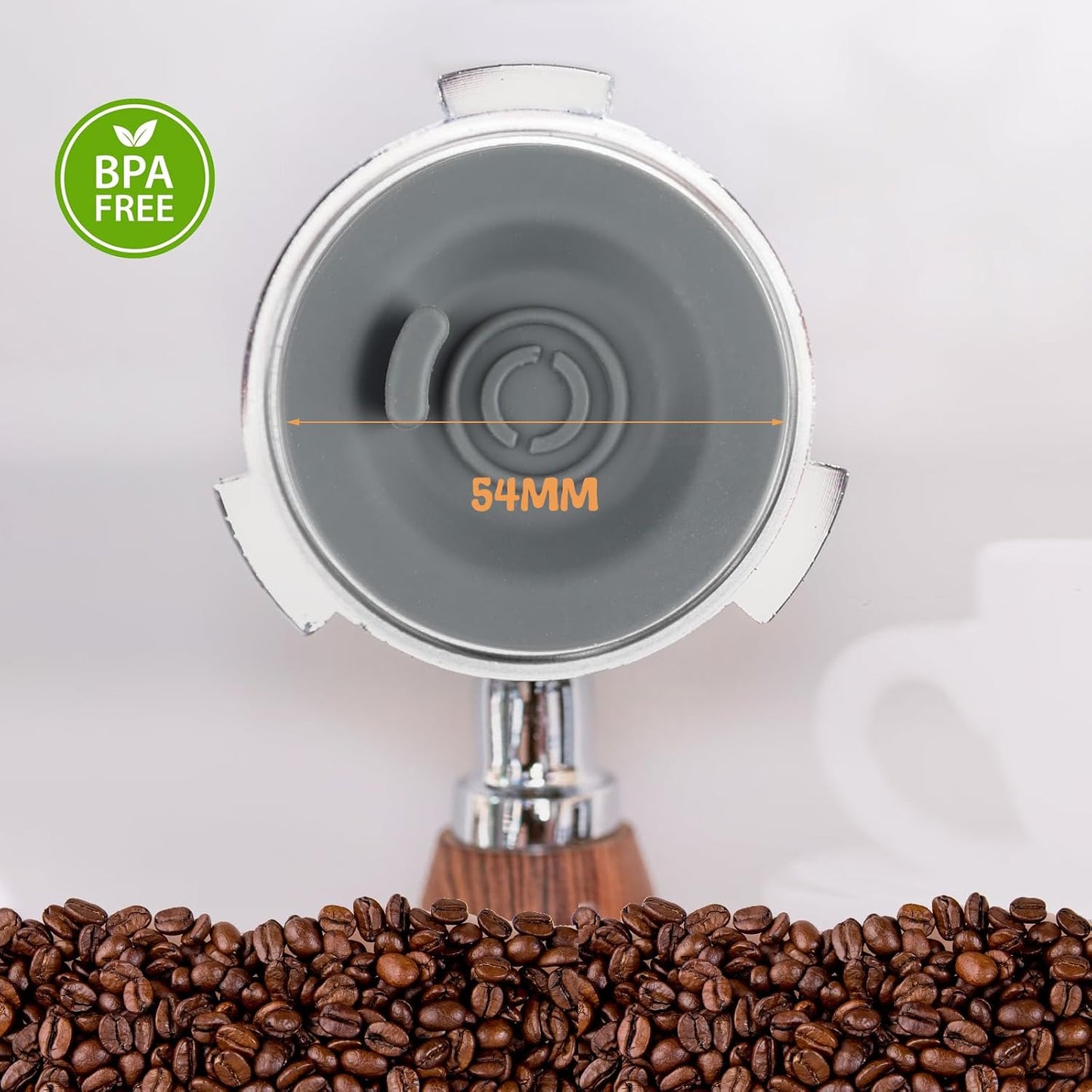 2Pack 54mm Espresso Backflush Cleaning Disc for Breville BES870XL/878/880/810BSS/840XL Machines,Professional Coffee Machine Accessories with Durable Silicone Compatible with Cleaning Tablets