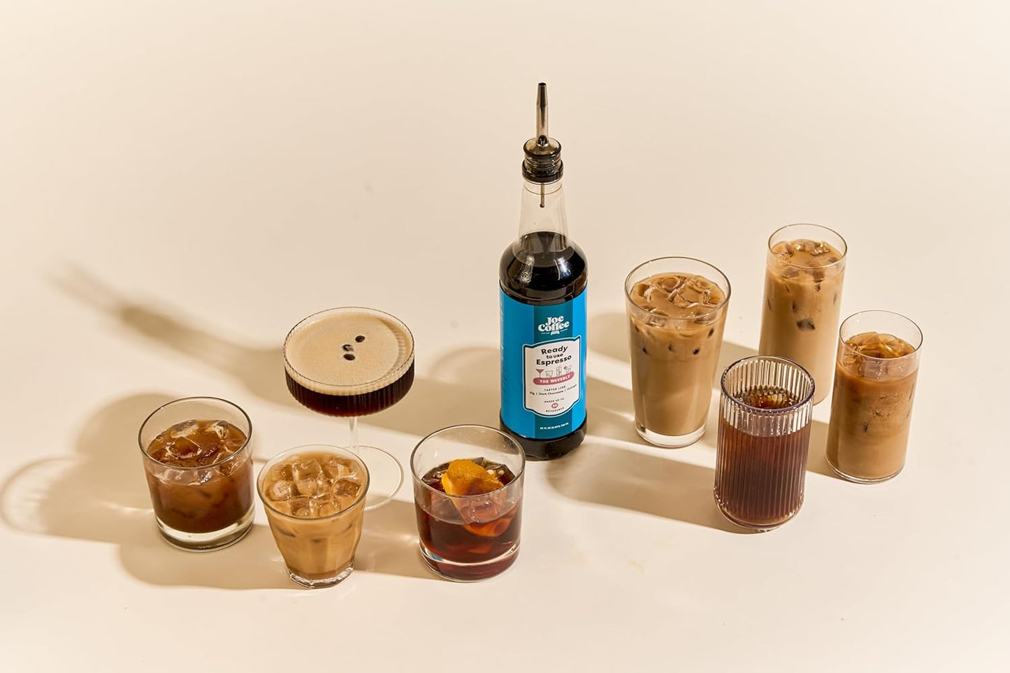 Joe Coffee Company - Ready to Use Waverly Espresso Specialty Coffee Concentrate, 25 fl oz Bottle (Pack of 6) | NYC Roaster, Kosher, Climate-Friendly