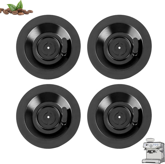 BOGDA Espresso Backflush Cleaning Disc 54mm, 4 Pack Fit For Bre-Ville Cleaning Disc And Bre-Ville Part BES870XL/11.2 Rubber Disks, BES870XL/ BES878BSS/ BES880 etc