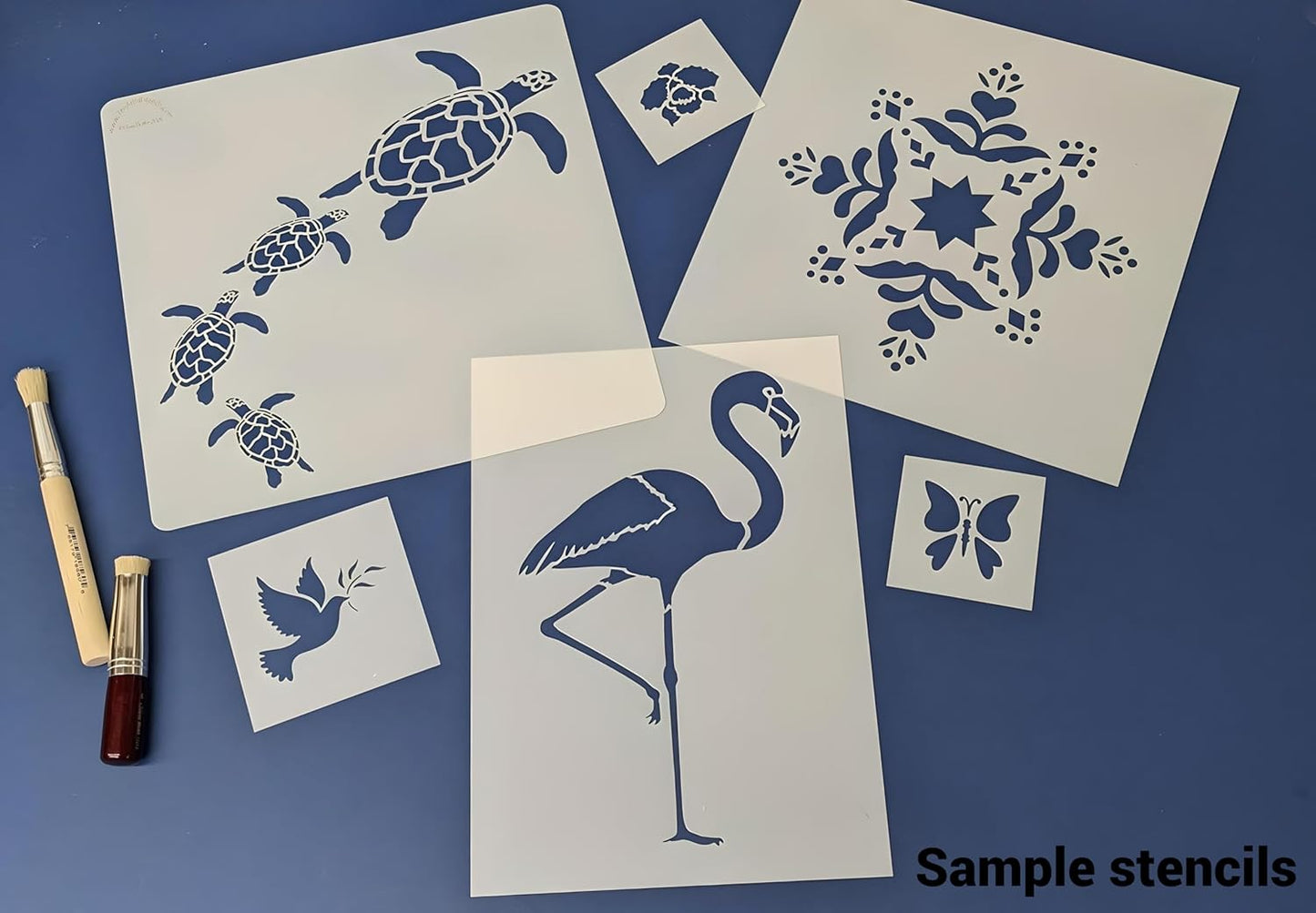 Rosemaling Pattern 18 Stencil Template 8.2" x 9.7" for Painting, Furniture & Folk Art – Reusable Mylar Stencil for DIY Crafts, Walls & Decor Projects – The Artful Stencil