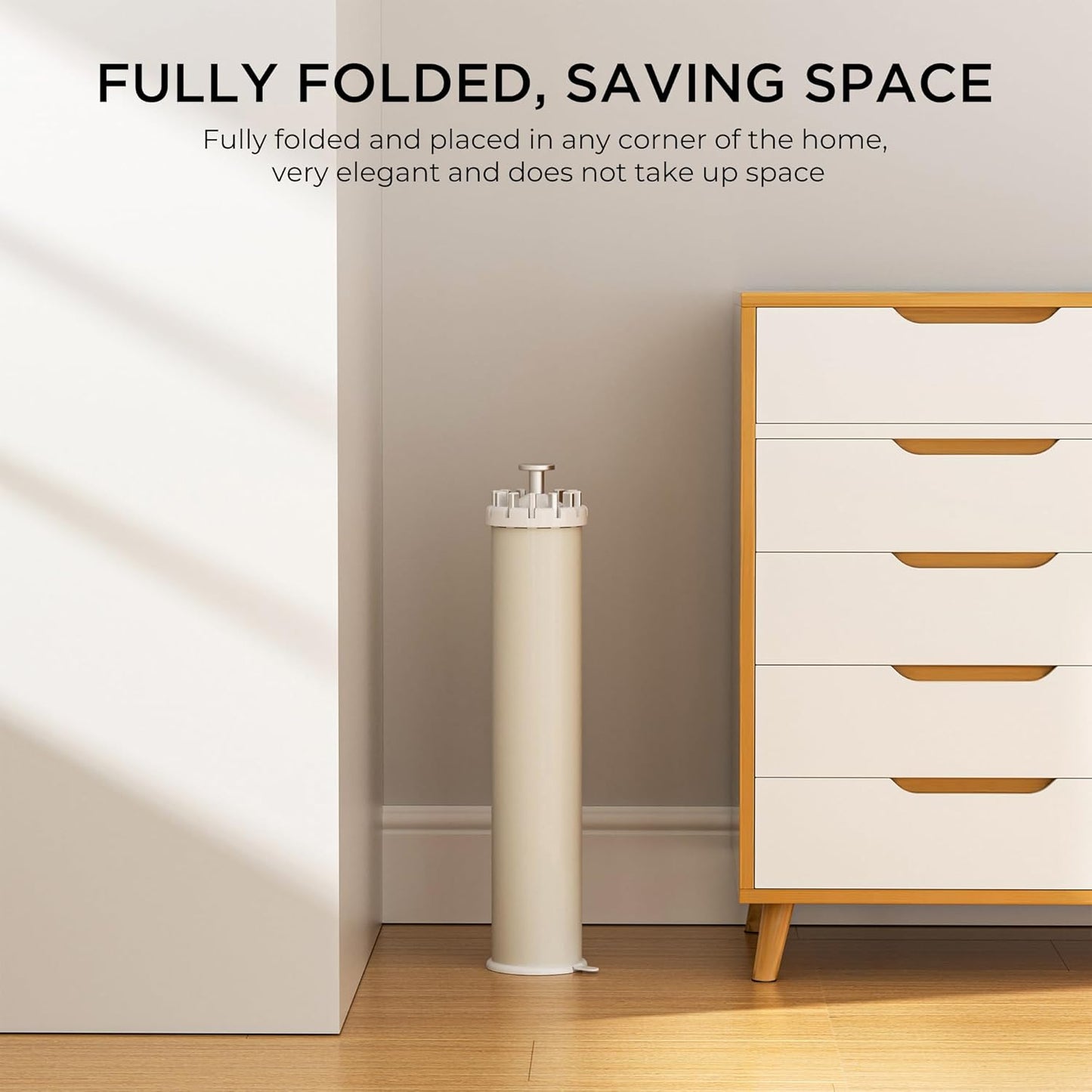 Tripod Clothes Drying Rack, Garment Rack Portable and Foldable Space Saving Laundry Drying Rack - Dryer Rack Clothing Floor Folding Balcony Bedroom Household (Silver(Aluminum), 12 rods)