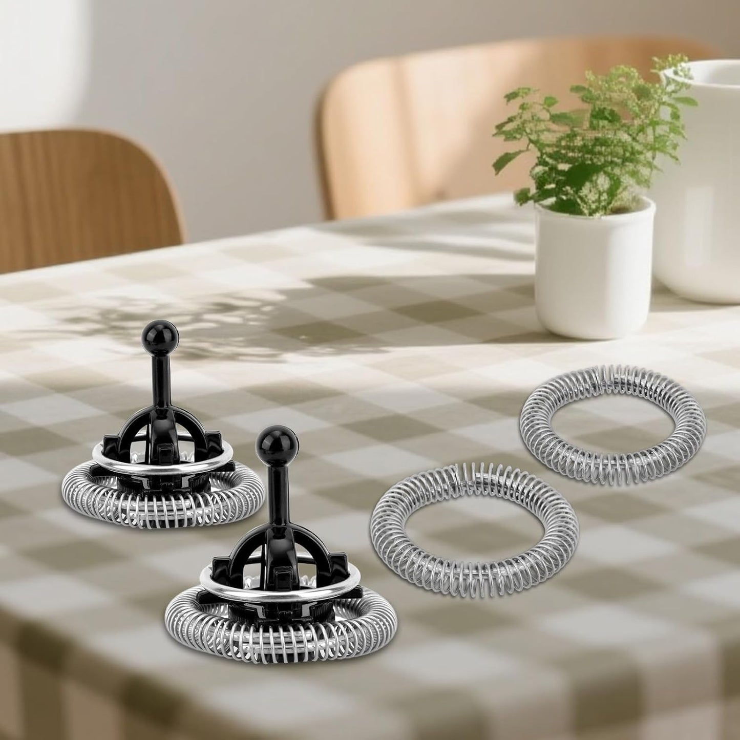 4pcs Milk Frother Replacement Parts for Nespresso, Replacement Whisks & Spring Rings Set Milk Frother Whisk Accessories Compatible with Nespresso Aeroccino 3/4/Plus