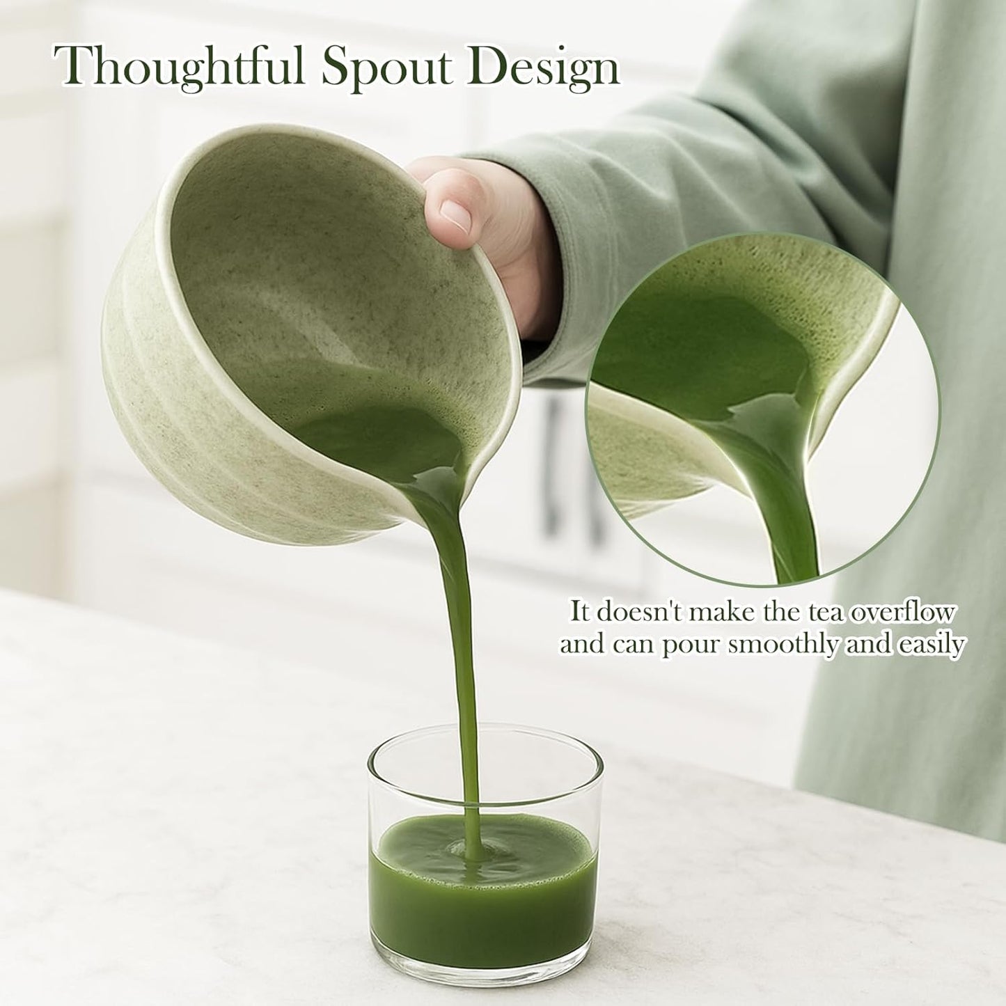 Matcha Set, 8 PCS Japanese Matcha Bowl Set with Whisk and Tea Scoop - Traditional Matcha Kit for Authentic Matcha Preparation, Perfect for Gift