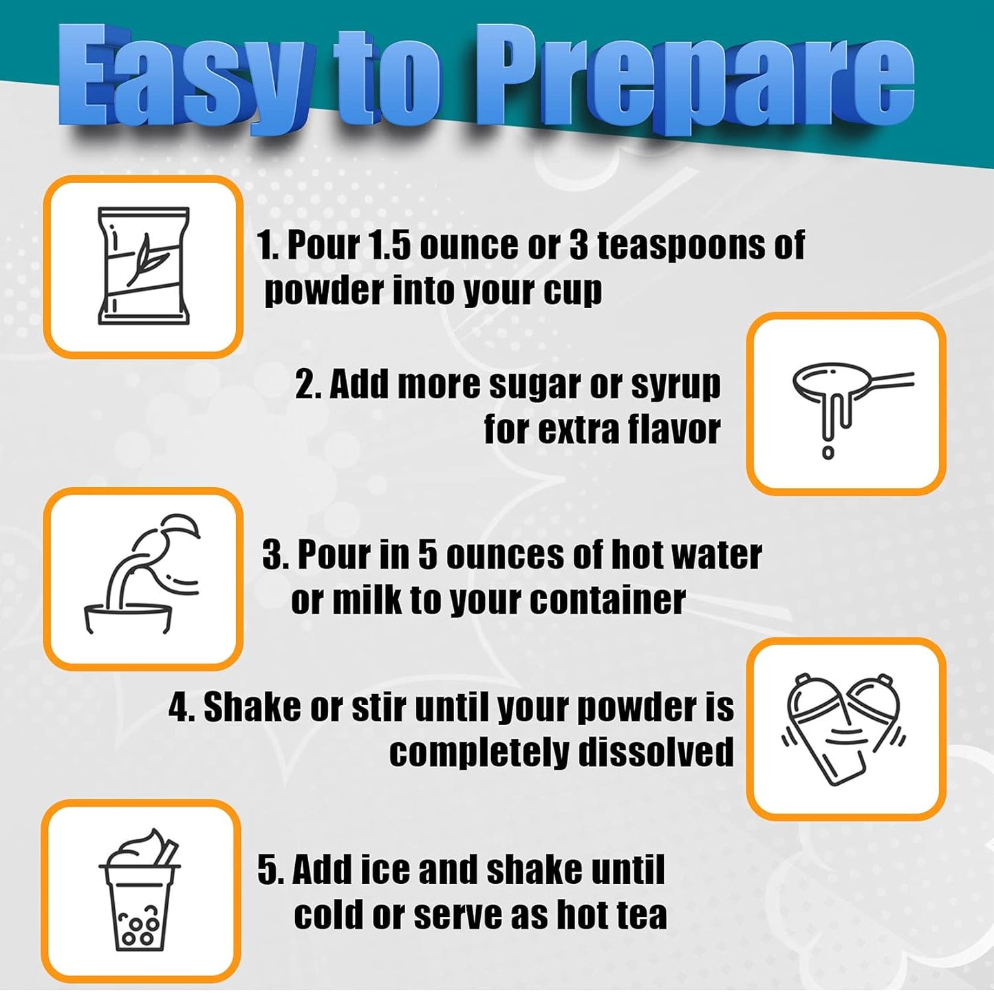 Fusion Select 2.2lb Brown Sugar Milk Tea Powder Flavored-3-in-1 Drink Powder with Cream & Sugar - Instant Pre-Mixed Beverage for Hot or Cold Blends or Yummy Frappes