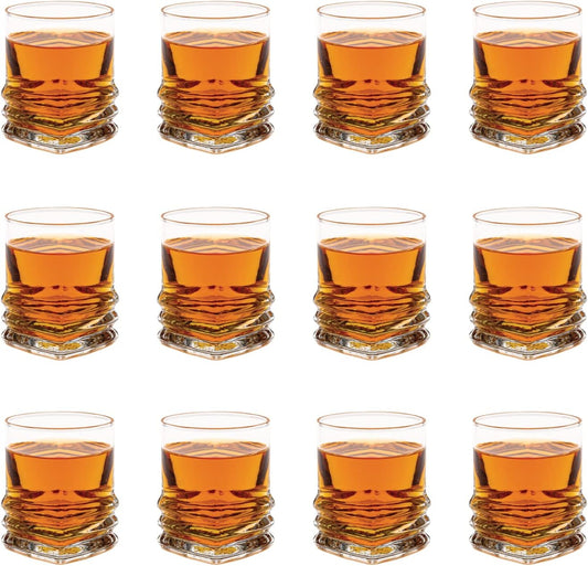 Vikko Shot Glasses, 2.75 Ounce Shot Glass Set of 12 Small Liquor and Spirit Glasses, Durable Tequila Shot Glasses For Alcohol and Espresso Shots