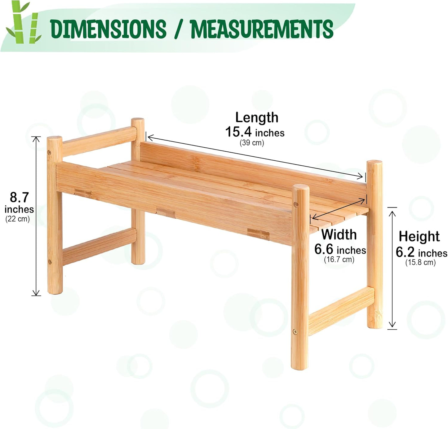 ZPirates Water Dispenser Stand - Holder for Drink Dispensers/Pitchers for Countertops, Lemonade Stands, Parties - Sturdy, Long-lasting Natural Bamboo