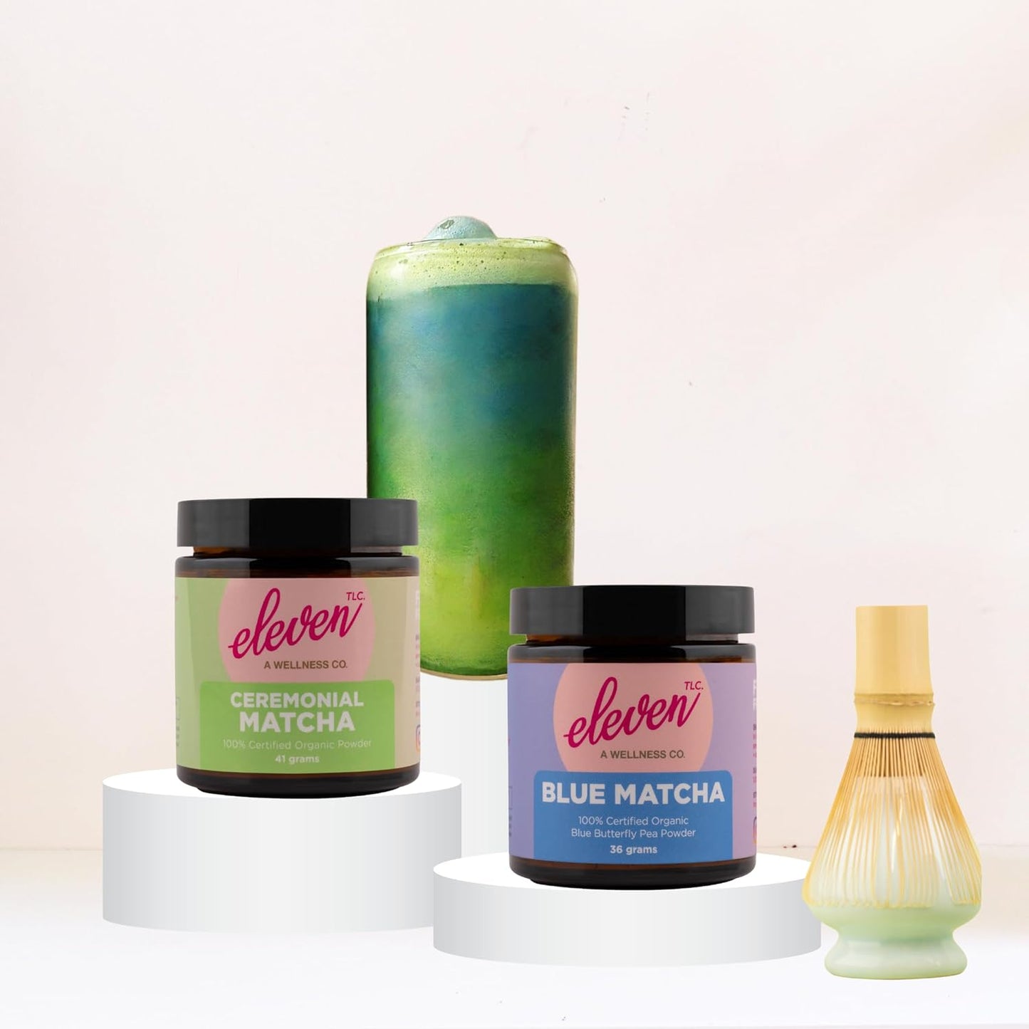 eleven TLC - CEREMONIAL MATCHA POWDER | 100% Organic | Sourced from Japan | GMO Free | 40 Servings