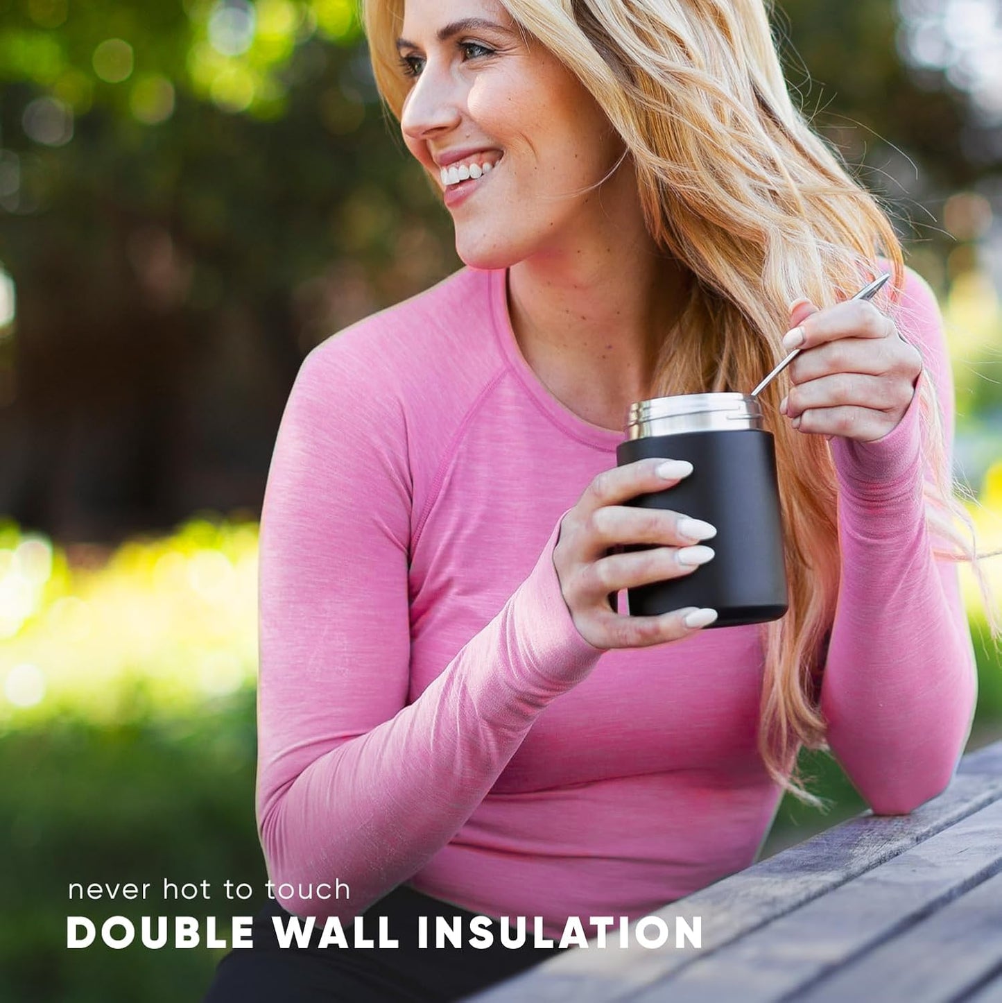 Simple Modern Food Jar for Hot Food | Reusable Stainless Steel Vacuum Insulated Leak Proof Lunch Storage for Smoothie Bowl, Soup, Oatmeal | Provision Collection | 12oz | Raspberry Vibes