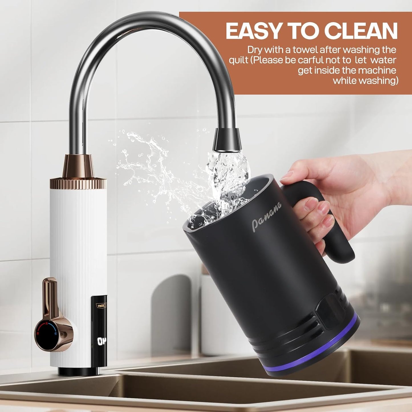 Electric Milk Frother, 4 in 1 Milk Steamer, 14.5oz/430ml Automatic Warm and Cold Foam Maker for Coffee,Latte, Cappuccino, Macchiato, Hot Chocolate (Black)