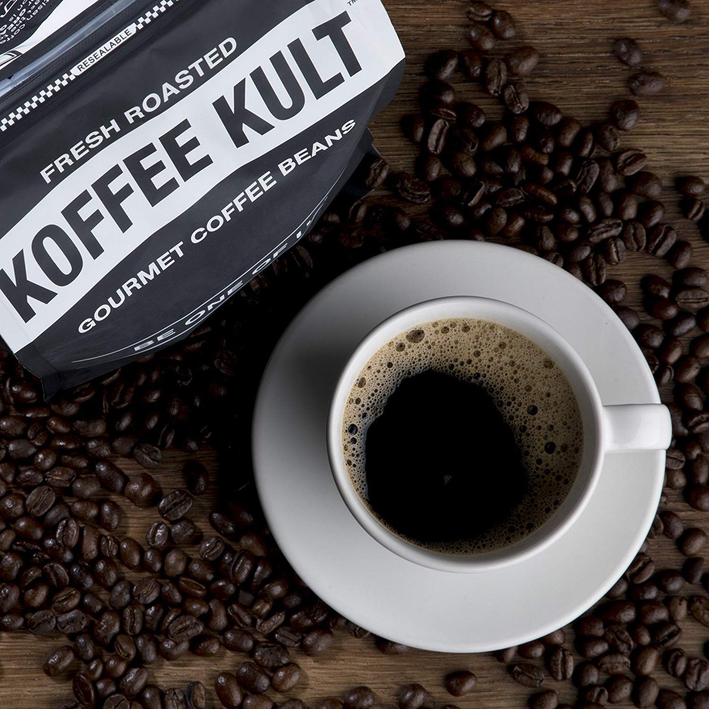 Koffee Kult Road Dog Dark Roast Coffee Beans (whole bean, 12oz)