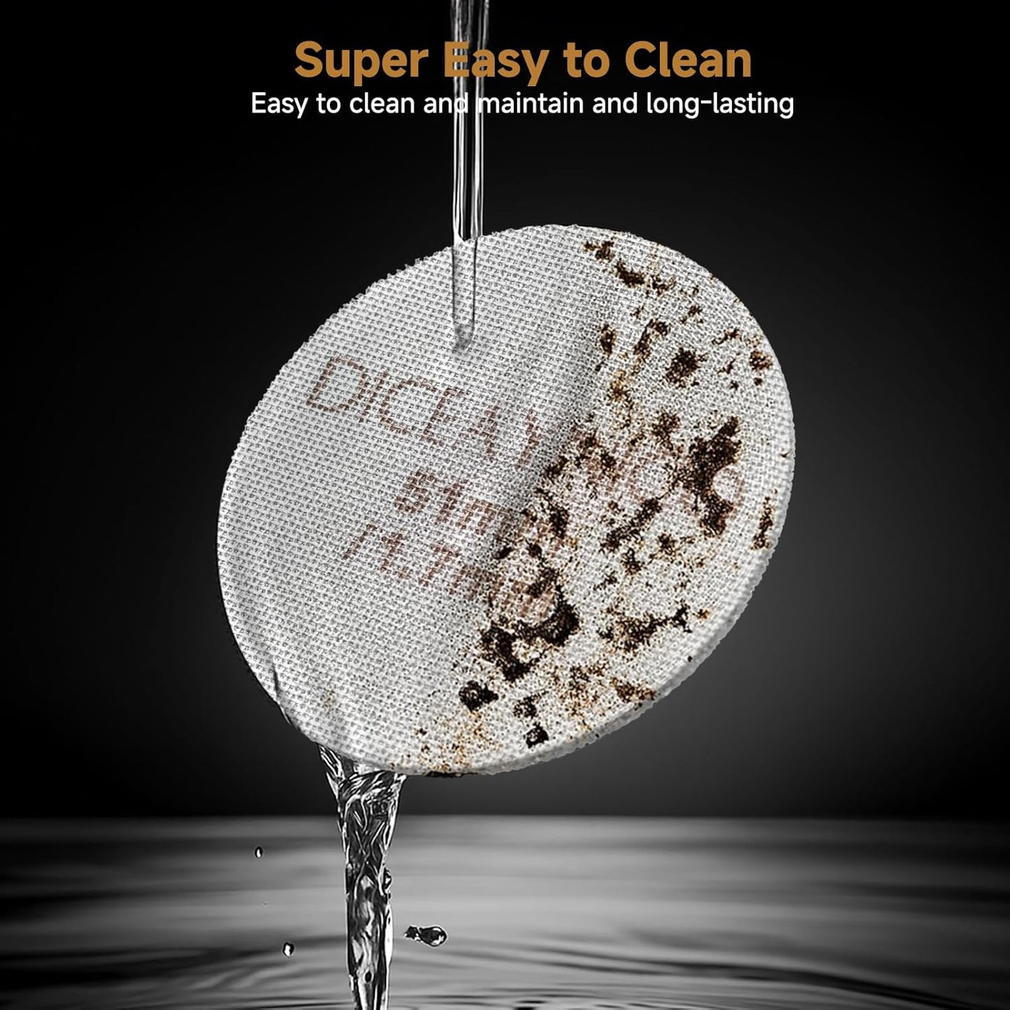 2 Pieces Espresso Puck Screen,Metal Coffee Filter,1.0mm & 1.7mm Thickness 150μm - 316 Stainless Steel,Reusable Barista Espresso Filters for Espresso 51mm Portafilter Filter Basket