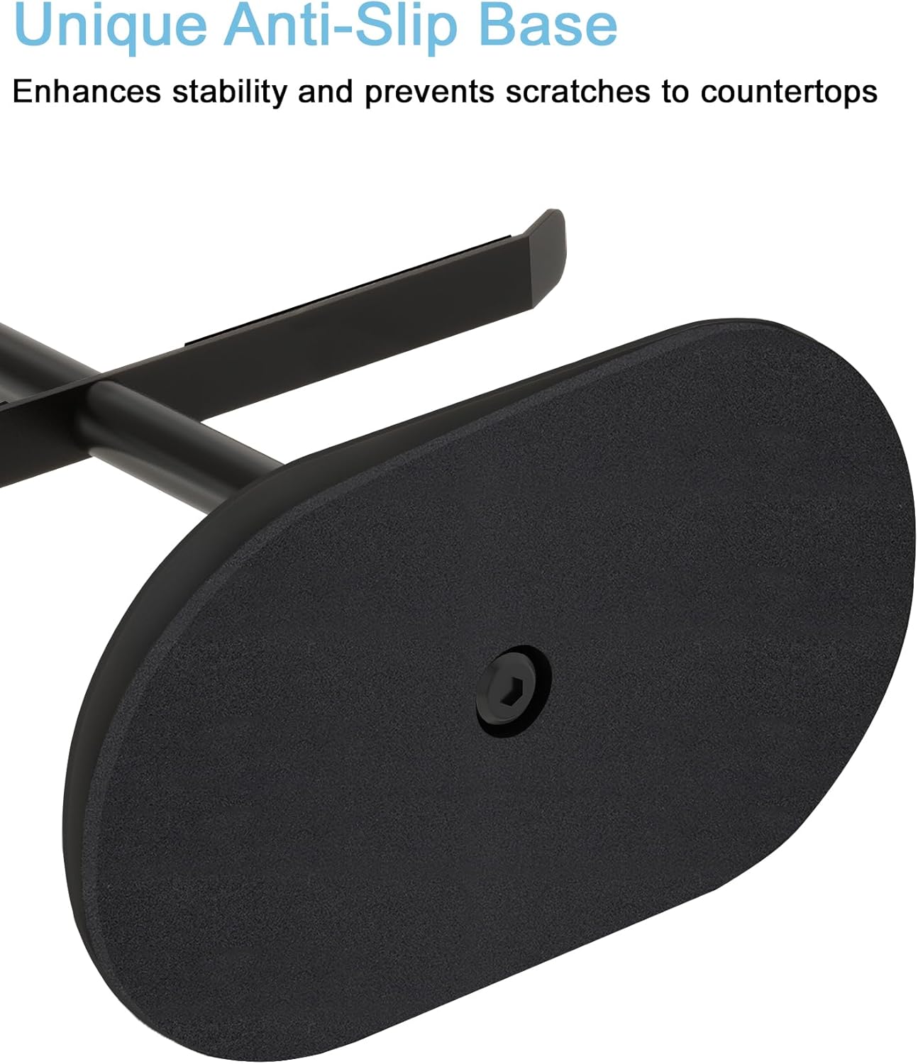 Cup Holder Tree with 6 Hooks, Metal Coffee Mug Rack Stand (Black)