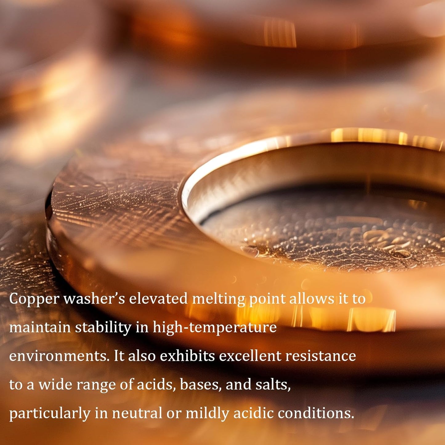 M14 Flat Washer Copper Sealing Ring, 14mm ID 20mm OD 1.5mm Thickness Metric Sealing Gasket, 40 Pieces