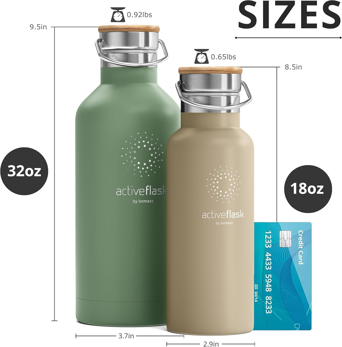 Stainless Steel Water Bottle with Straw, Infuser & 3 Lids: 18/32 OZ Leak-Proof Vacuum Insulated ACTIVE FLASK Drinking Bottles Hot Cold: Double Walled Outdoor Drink Thermo Mug Tea Coffee Sport Gym Bike