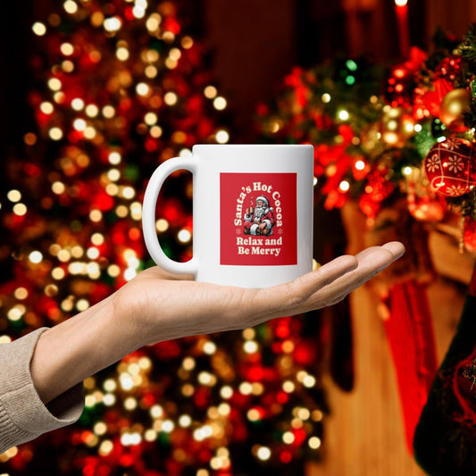 11 OZ Novelty Coffee Mugs - Christmas Gift (Christmas-themed hot chocolate.)