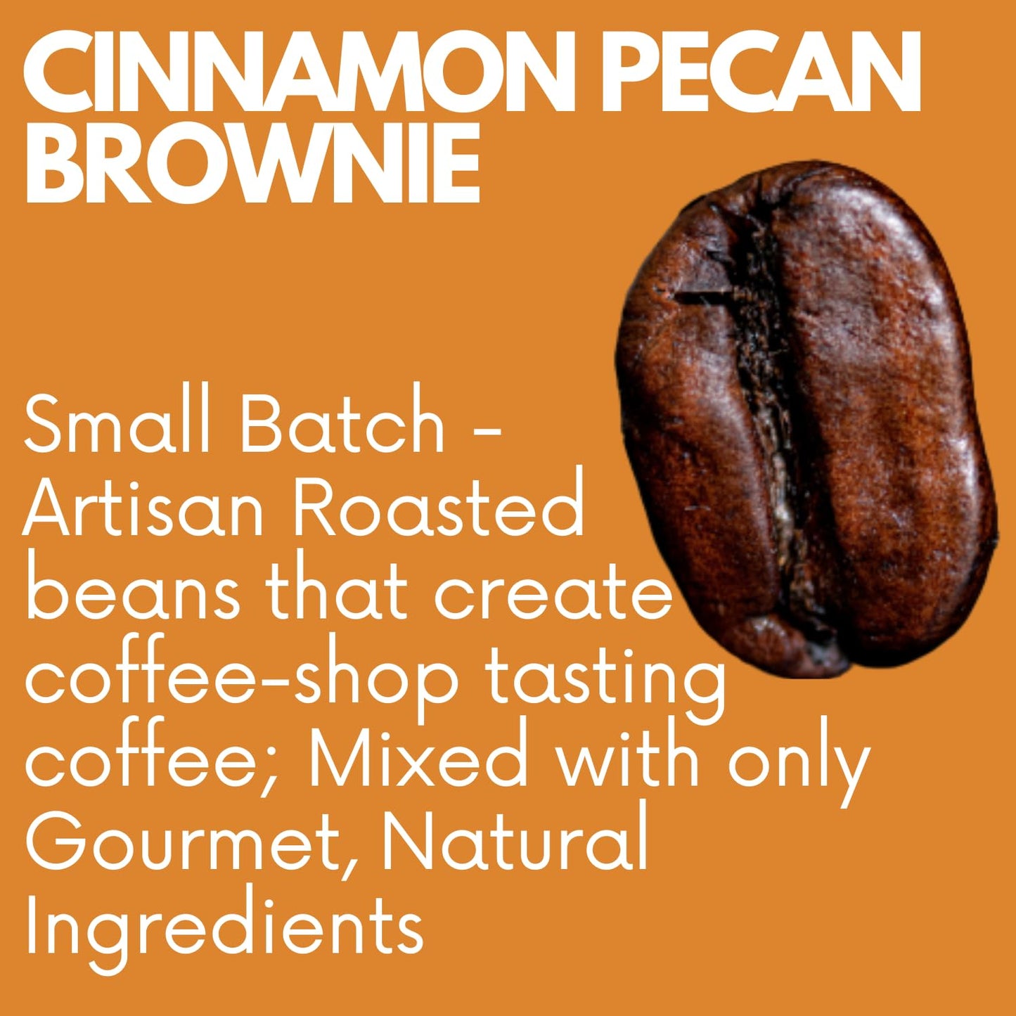 Sarasota Coffee Ground Cinnamon Pecan Brownie | Medium Roast Gourmet Flavored Coffee Grounds | Low Acid, Mold Free, Specialty Grade Flavored Bulk Ground | 5lb (80 oz)