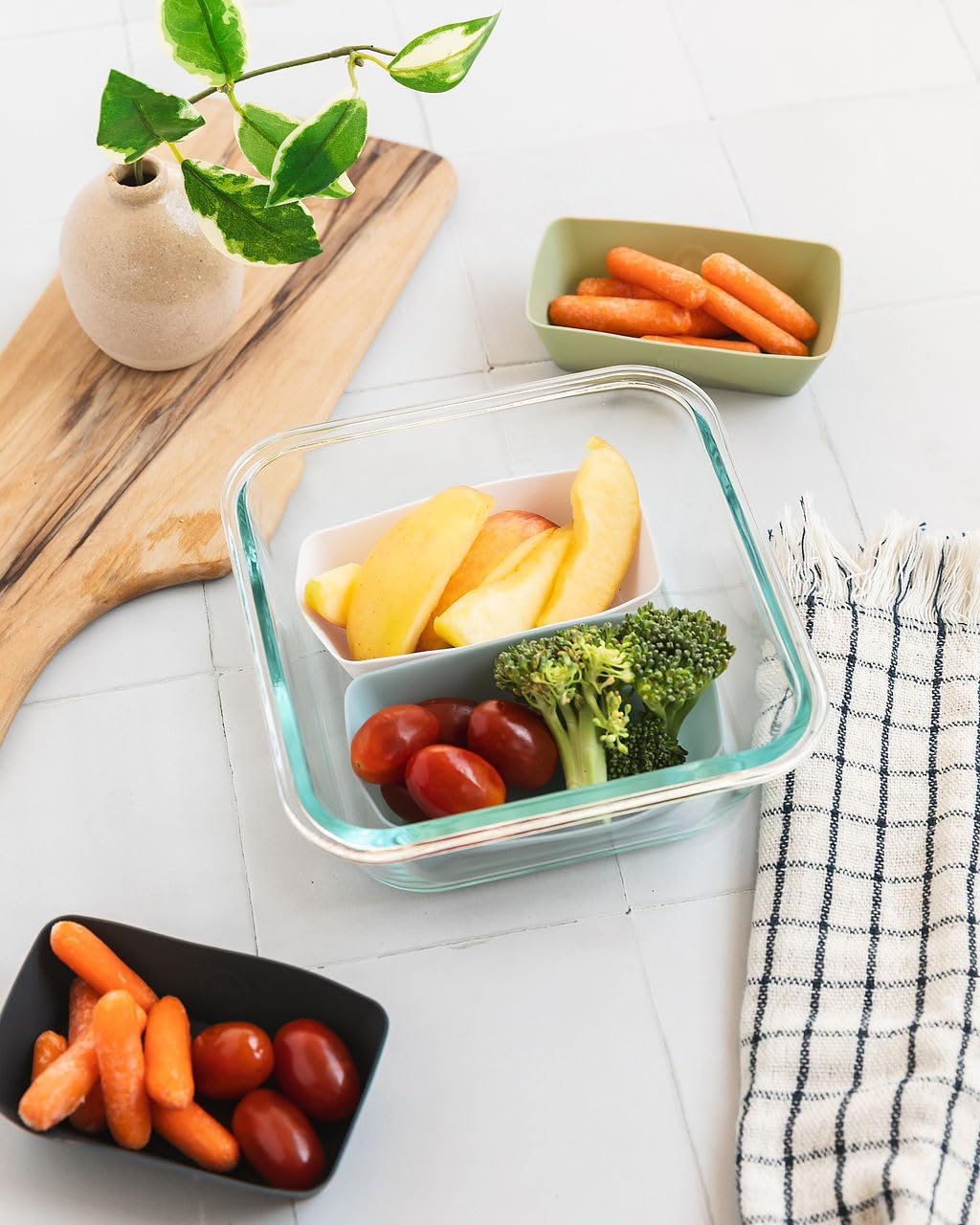 The Silicone Kitchen Silicone Individual Mini Loaf Pans - Reusable, Non-Toxic, BPA Free, Dishwasher Safe, Bento Box Accessories (12 Pack, Navy, White, Blue, Green)