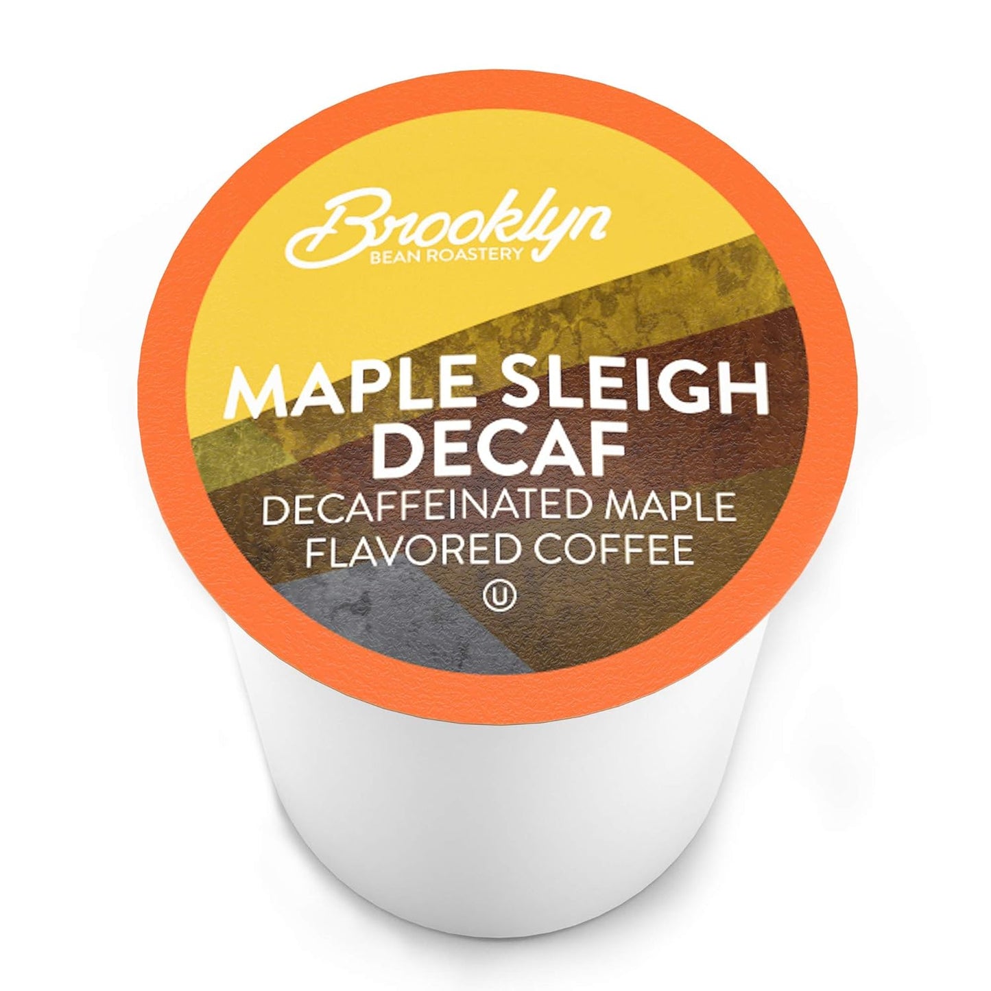Brooklyn Beans Coffee Pods, Maple Sleigh Decaf - Compatible with Keurig K Cup Brewers Including 2.0 Machines, 40 Count, Maple Flavored