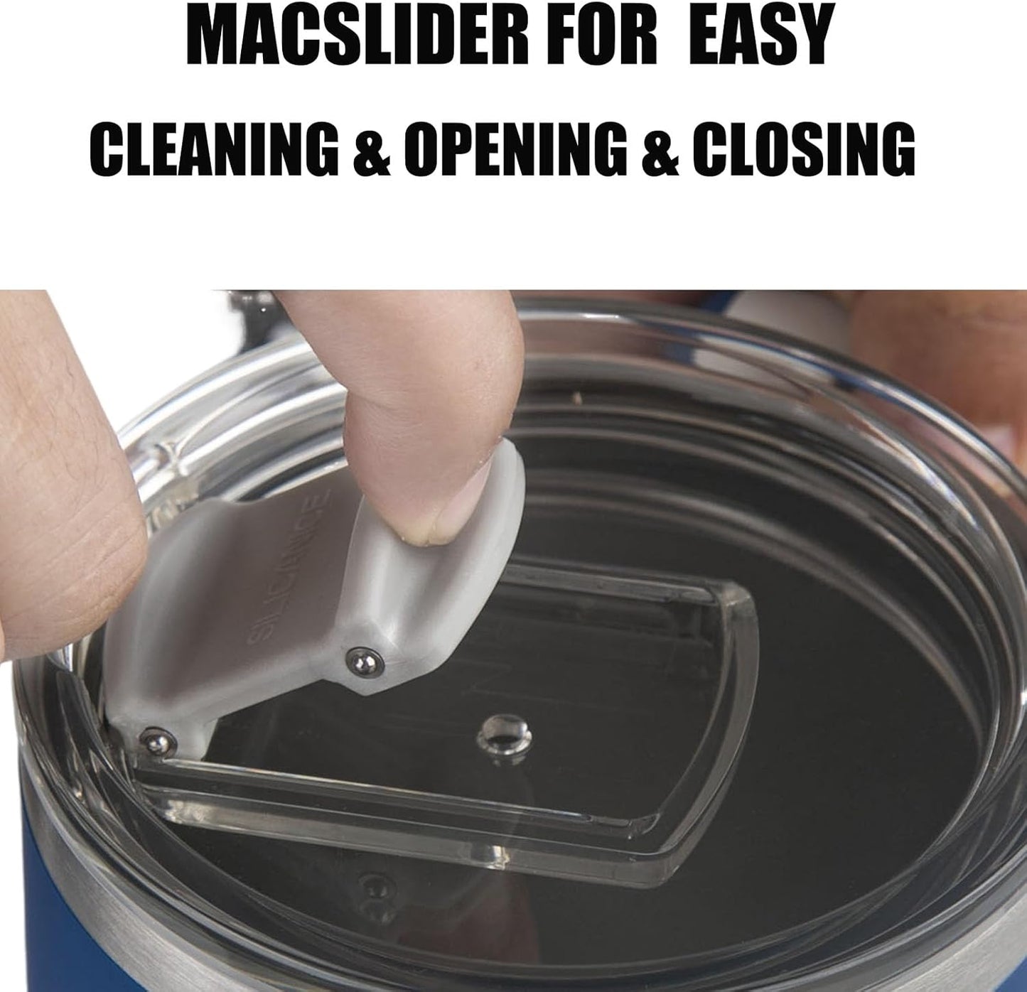 24 oz stainless steel glass with handle double-wall insulation, easy to hold and clean, suitable for coffee, beverages, cola, protein powder, beer Navy