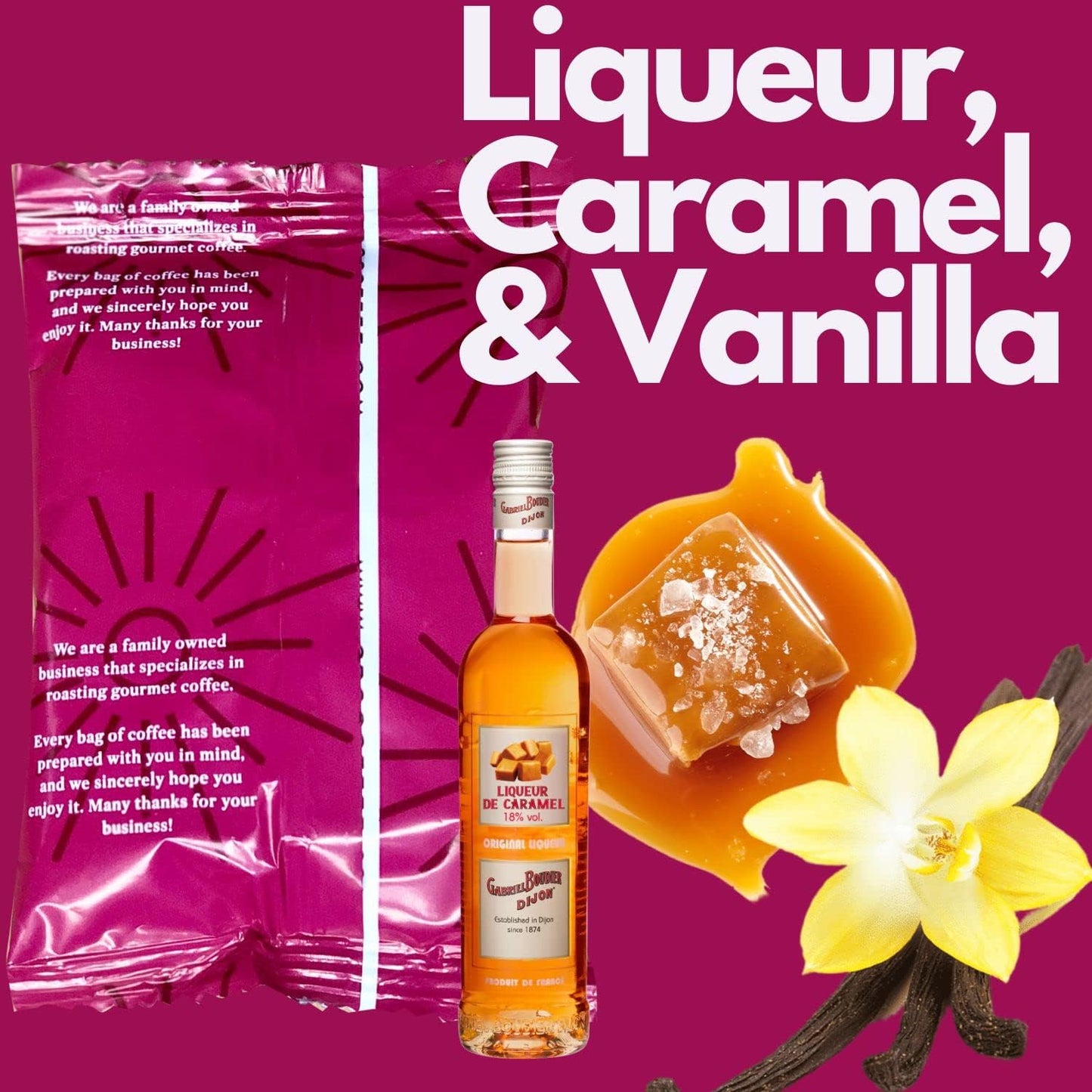 Sarasota Coffee Ground Packets | Gourmet Flavored Medium Roast Grounds Packs | Jamaican Me Crazy | Low Acid Mold Free Individual Single Pot Pouches for 12 Cup Coffee Maker | 2 Ounce Bags, 12 Count