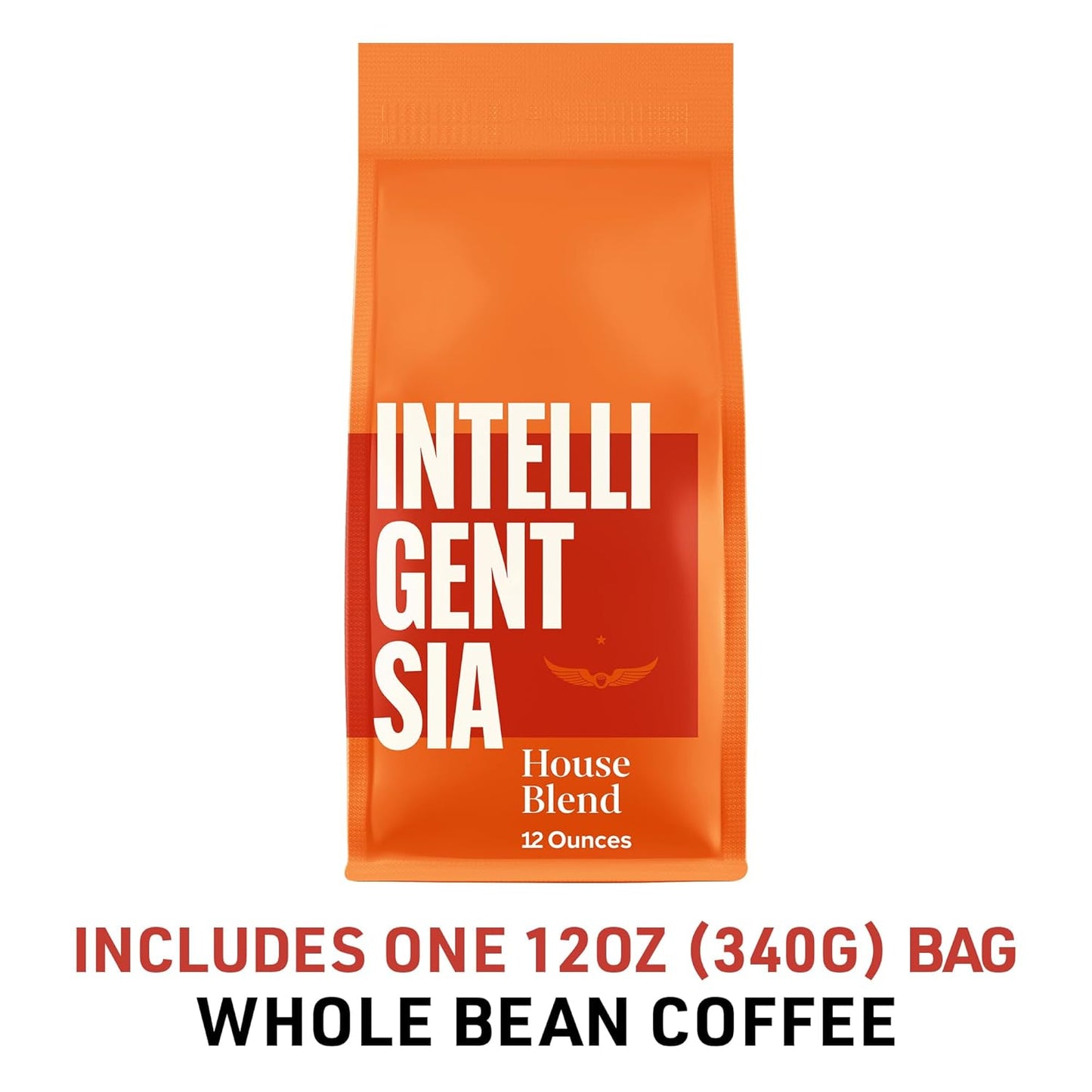 Intelligentsia Coffee, Light Roast Whole Bean Coffee - House Blend 12 Ounce Bag
