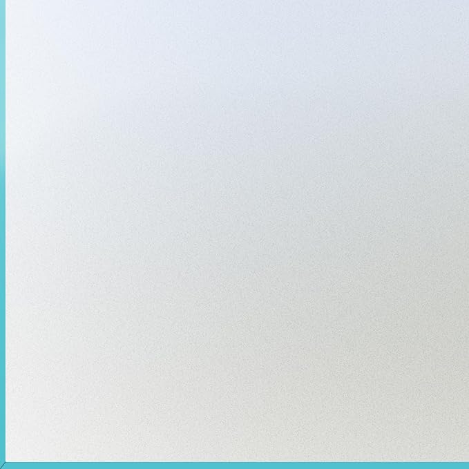 Window Privacy Film with Installation Tools, Static Cling, Anti UV, Heat Control, Ideal for Home Shower Office Glass Door (White Frosted, 23.6X157.4Inch)