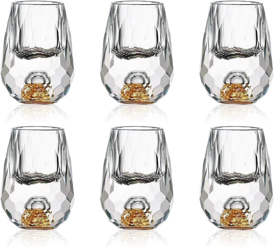 Crystal Glasses 0.5oz/15ml,shot glasses (6)