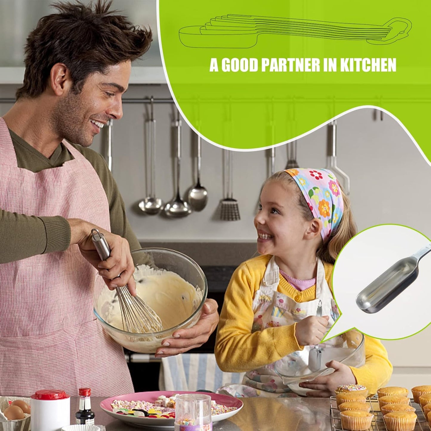 1PCS 1Tablespoon (1tbsp, 3tsp, 15ml, 1/2oz) Single Measuring Spoon, Individual Stainless Steel Long Handle Measure Teaspoon Only