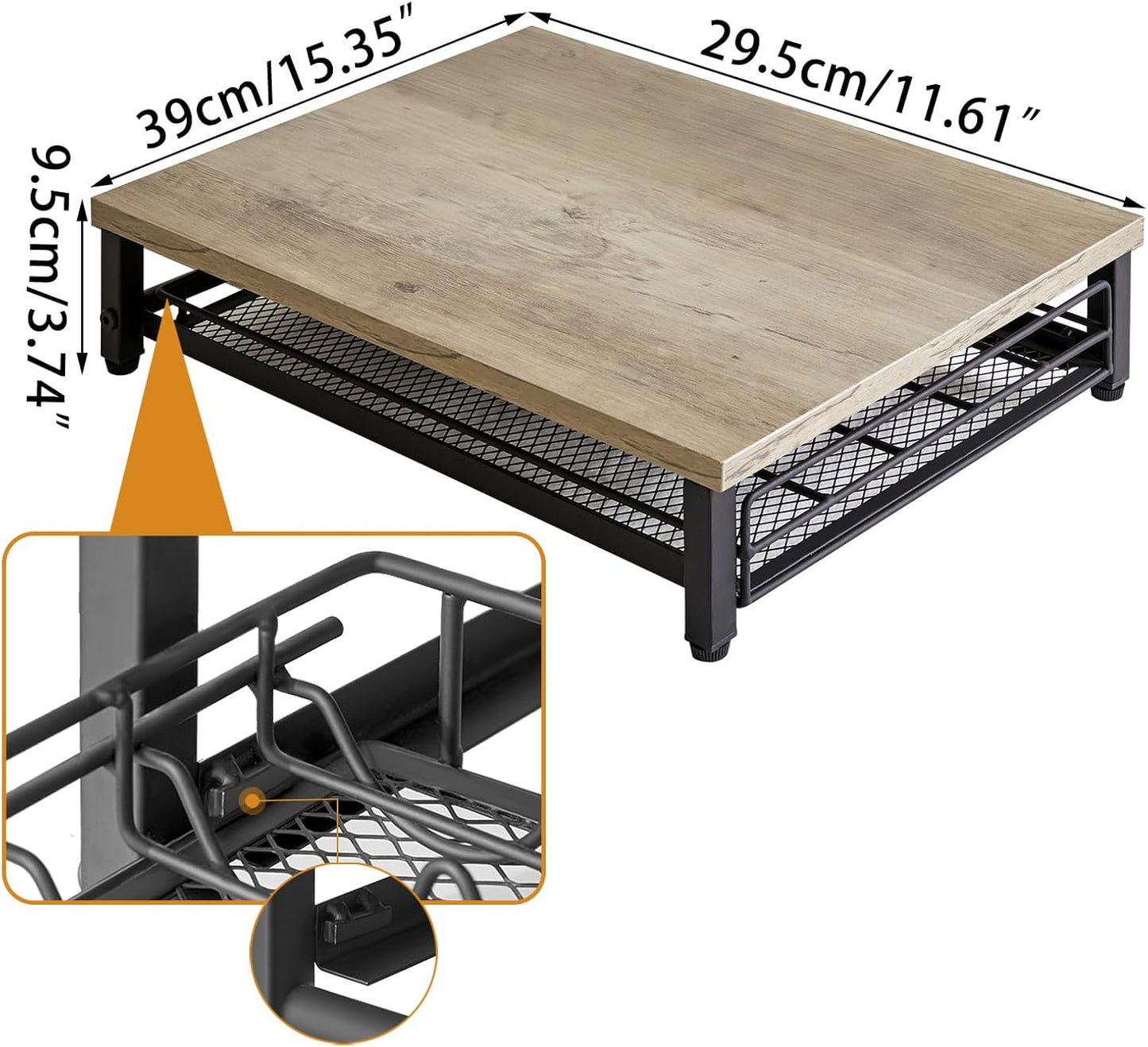 IBUYKE Coffee Pod Drawer Holder for K Cup, 35 Capacity Capsule Pods Storage Organizer,Under Coffee Pot Storage Drawer, Home Kitchen Coffee Pod Holder Counter Coffee Station,Greige UTCJ001Y