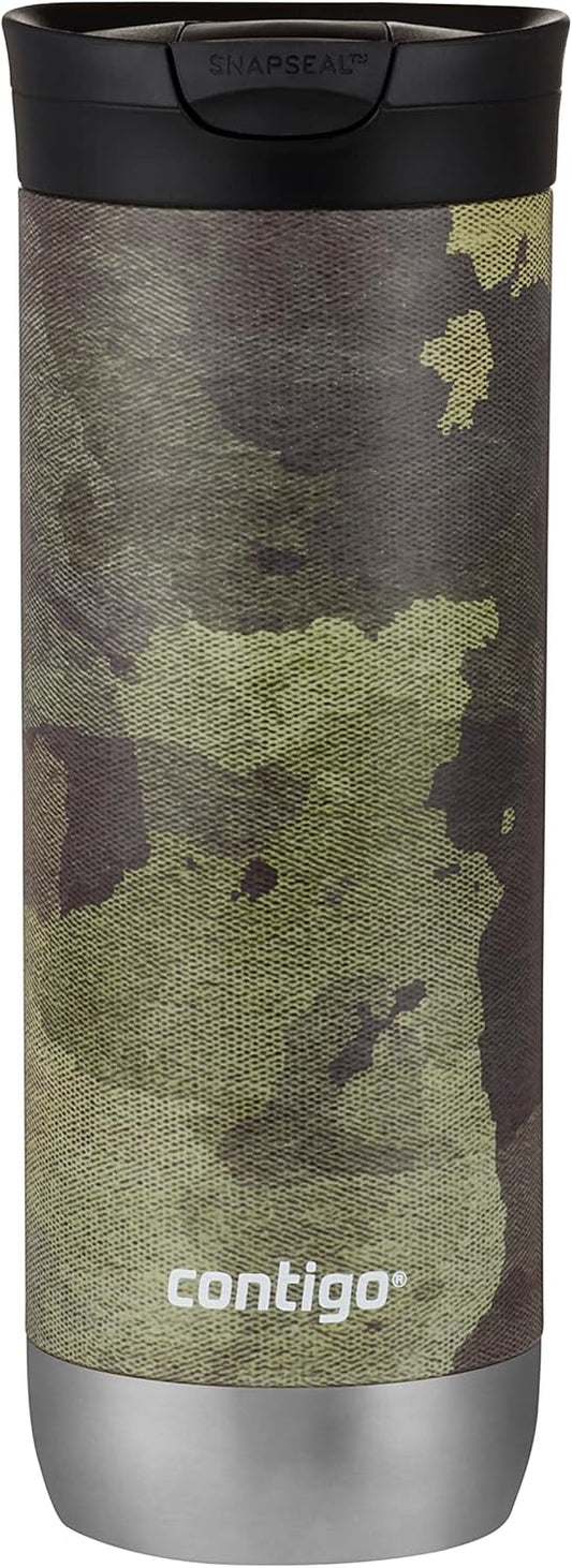 Contigo Huron Stainless Steel Travel Mug with SNAPSEAL Lid 20oz. Camo