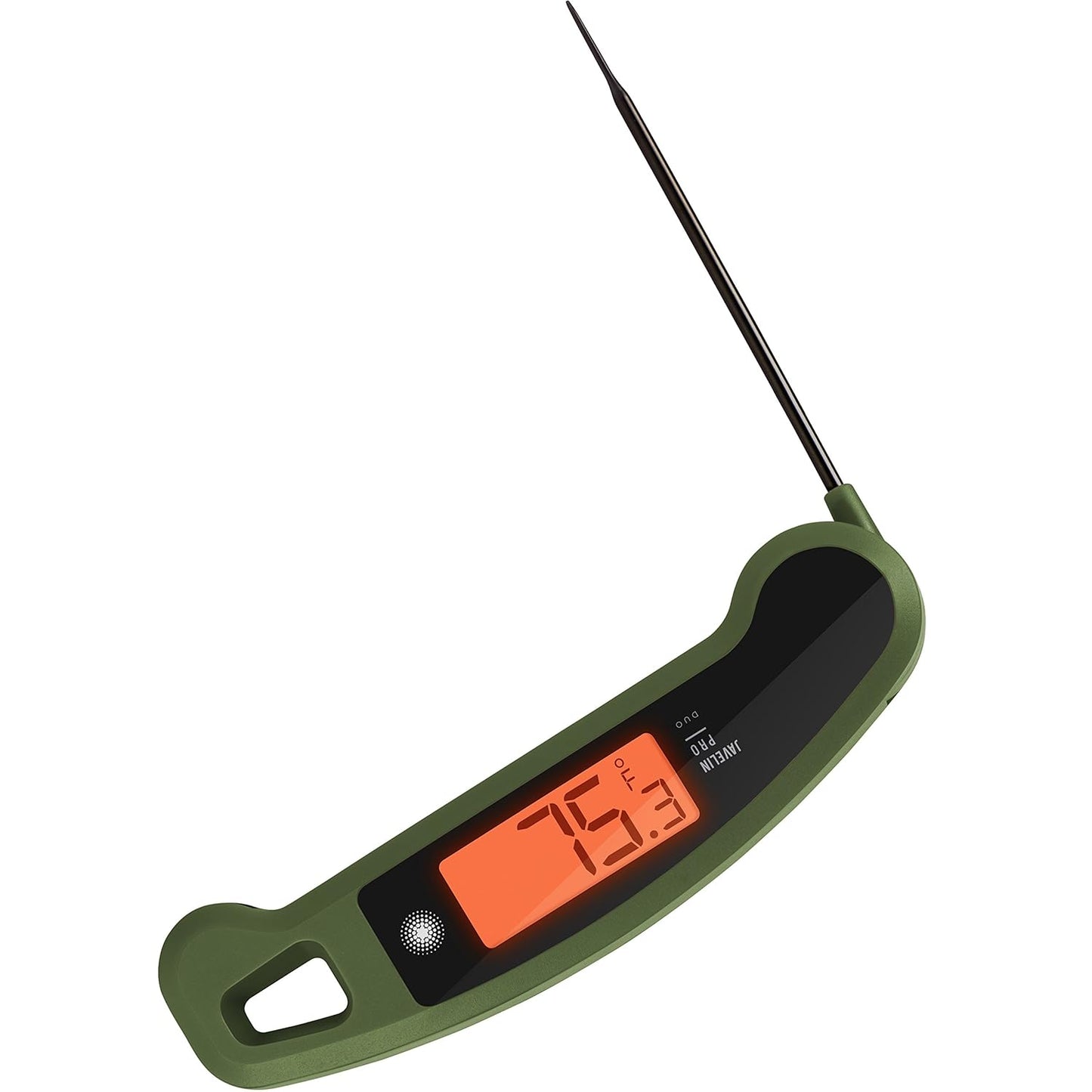 Lavatools Javelin® PRO Duo Ultra-Fast 2-Second Professional Digital Instant Read Meat Thermometer for Grill and Cooking, Auto-Rotating Backlit Display, IP65 Water Resistant – Olive
