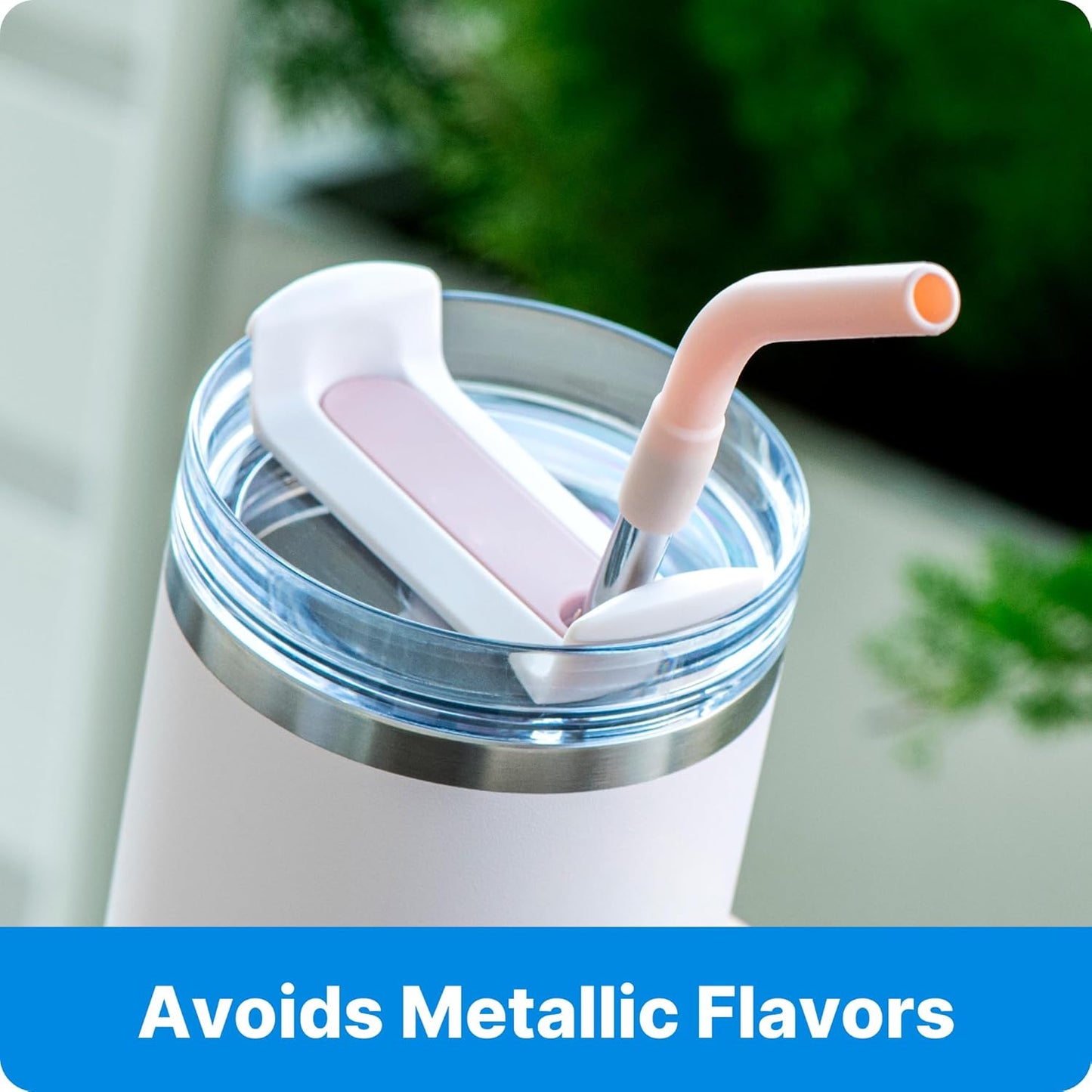 6Pcs Silicone Straw Tips, Reusable Rubber Straw Tips for Metal Straws and Other 0.31Inch (8MM Outdiameter) Straws, Fit for Stanley Cup Tumbler (Multicolor 1)