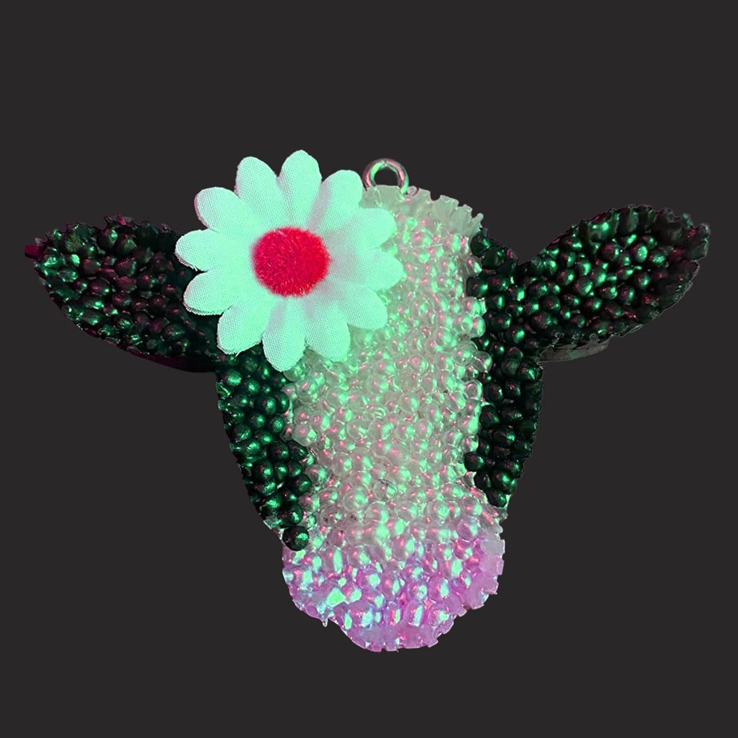 【300+ Design Optional】 Cow Head Shape Freshie Mold, Silicone Epoxy Resin Molds for Car Freshies, Aroma Beads, Soap Mould, Candle Mould, Pendant Mould-Oven Safe