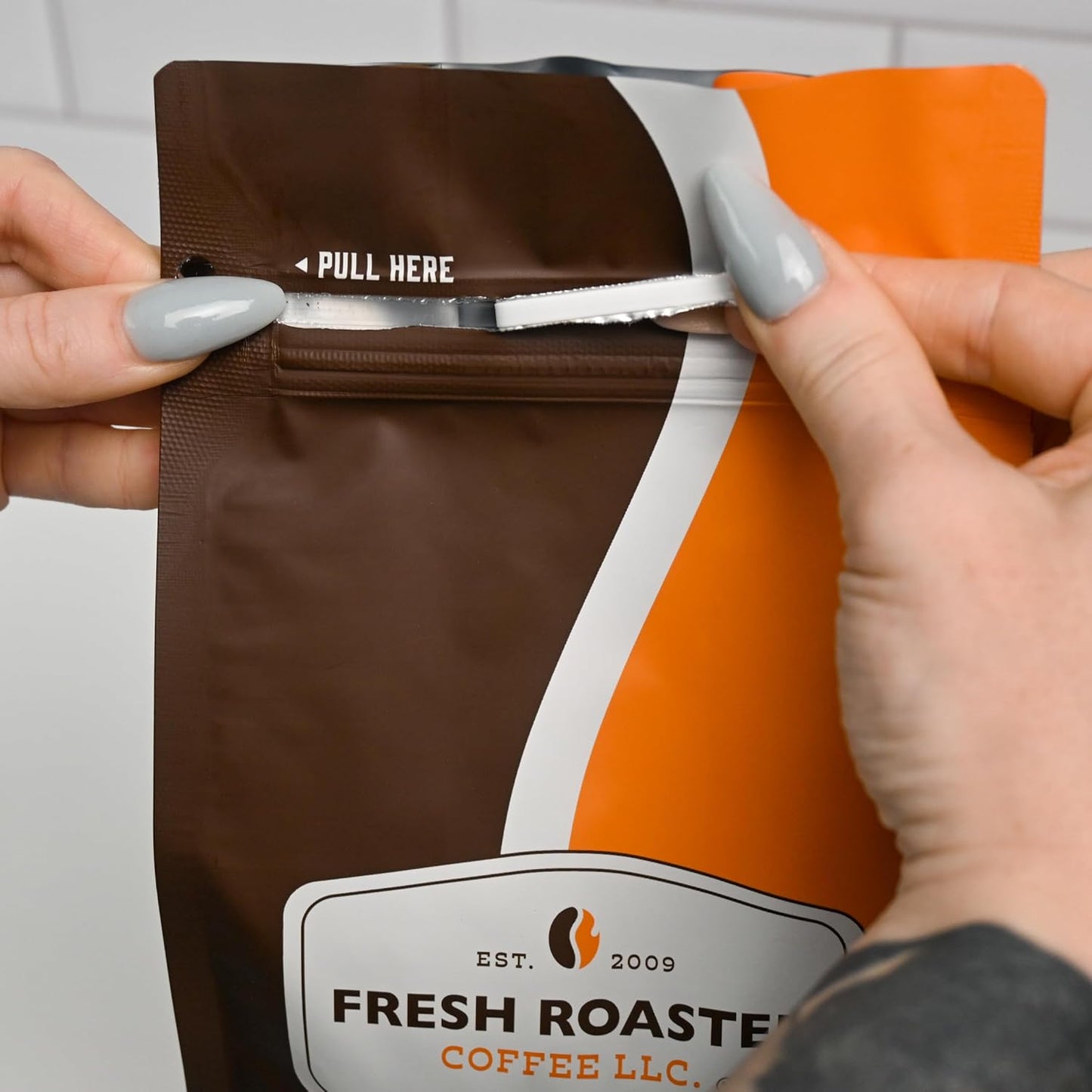 Fresh Roasted Coffee, FRC Light Roast Blend, 2 lb (32 oz), Kosher, Whole Bean