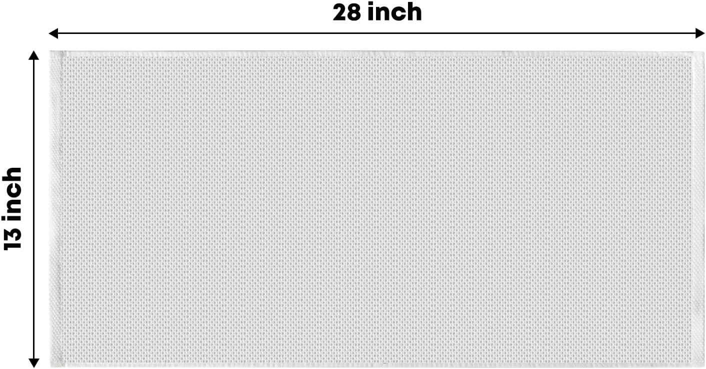 Artoid Mode 100% Cotton Light Grey Waffle Weave Kitchen Dish Cloths, 13x28 Inch Ultra Soft Absorbent Quick Drying Kitchen Dish Towels Set of 4