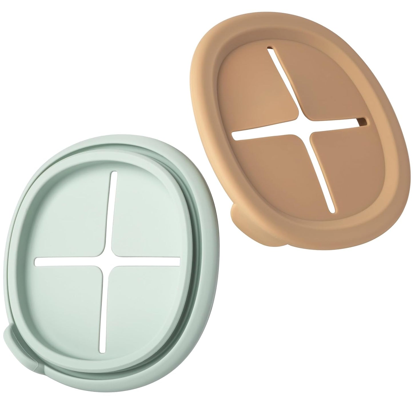 Moonkie Baby Storage Container Snack Lids for 8 oz | 2 Pack