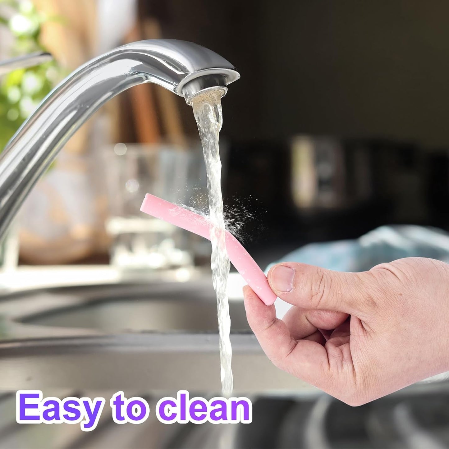 6Pcs Metal Straw Silicone Tips 5/16 IN Wide(8mm Outer Diameter) Food Grade Rubber Straw Covers Flex Elbow Replacement Tip for Stainless Steel Metal Straws, Pink