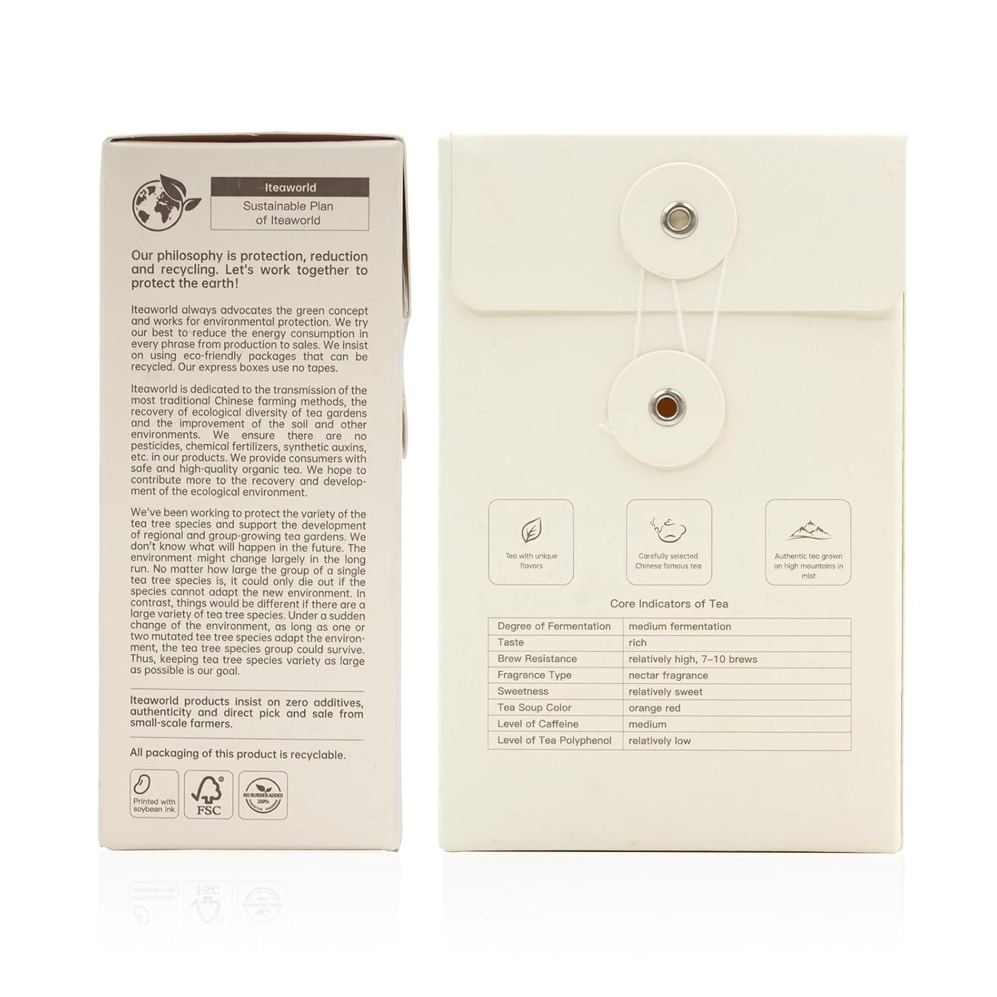 iTeaworld Yunnan Black Tea Loose Leaf, Non-GMO, No Sweetener, Authentic Chinese Tea, Honey & Sweet Potato Aroma, Strong tea,20 Corn Tea Bags for Black Tea Beginners - 1 Pack (3.5 oz)