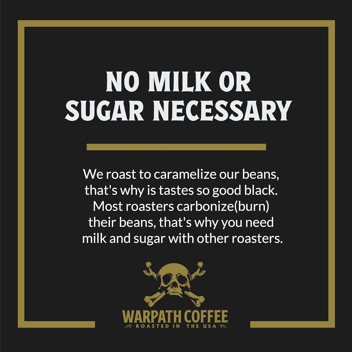 Warpath Coffee Dark Roast Whole Bean Coffee, Mariner's Blend, High Caffeine, Extra Strong Roasted 100% Arabica Coffee Beans Whole, Rich Aroma, Full-Bodied Intense Cup, Created by Navy SEALs, 12oz