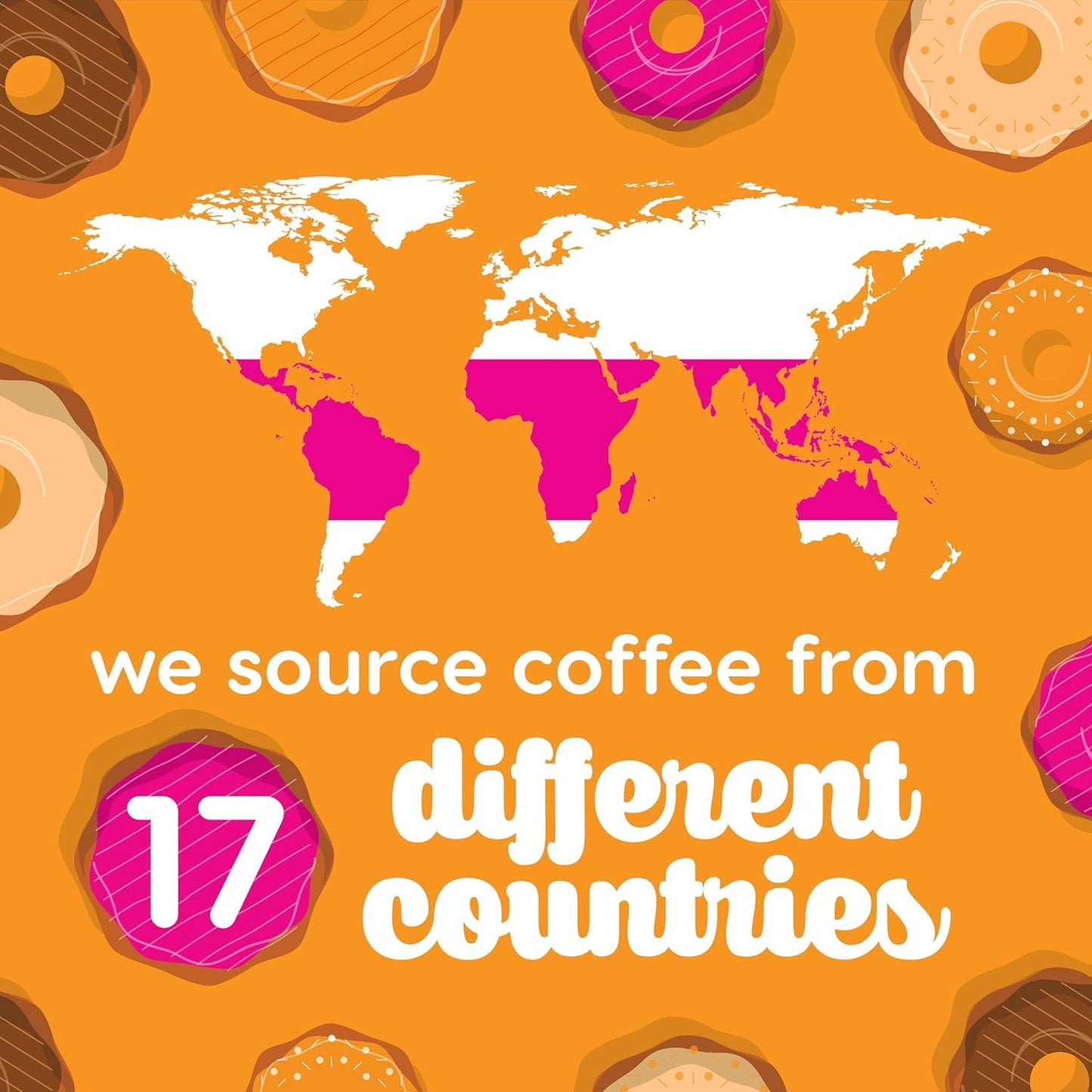 Donut Café - Coffee Gourmet Pods, Classic Blend, Medium Roast – Non-GMO, Gluten Free – Compatible with Keurig K Cup Brewers – Smooth & Delicious – 80 Count