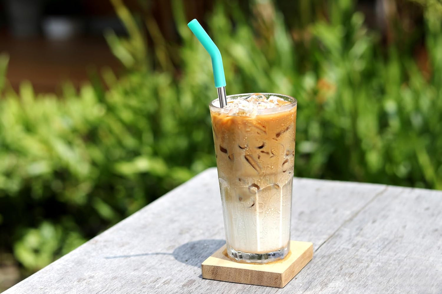 Zibtes-4PCS Silicone Straw Tips- Food Grade Rubber Metal Straws Tips Covers Only Fit for 1/3 Inch Wide(8MM Outdiameter) Stainless Steel Straw-Navy