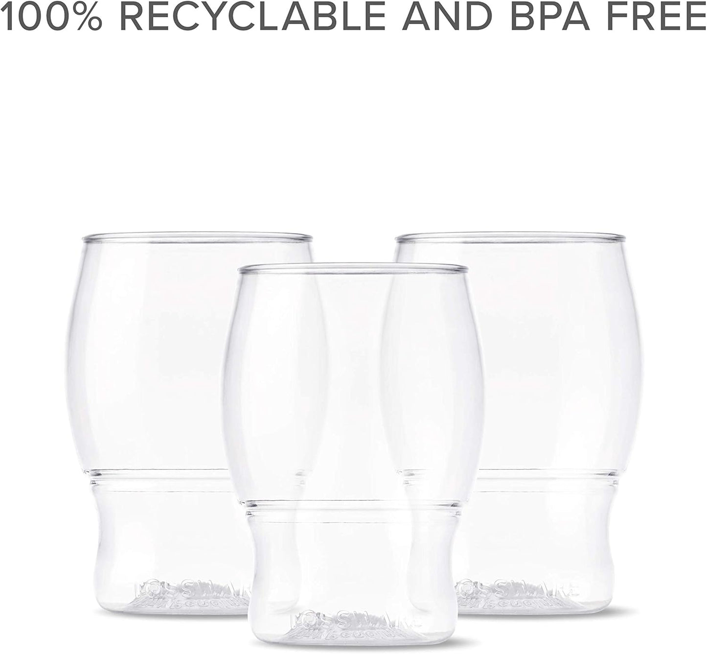 TOSSWARE POP 4oz Taster SET OF 12, Premium Quality, Recyclable, Unbreakable & Crystal Clear Plastic Shot Glass, 12 Count (Pack of 1)