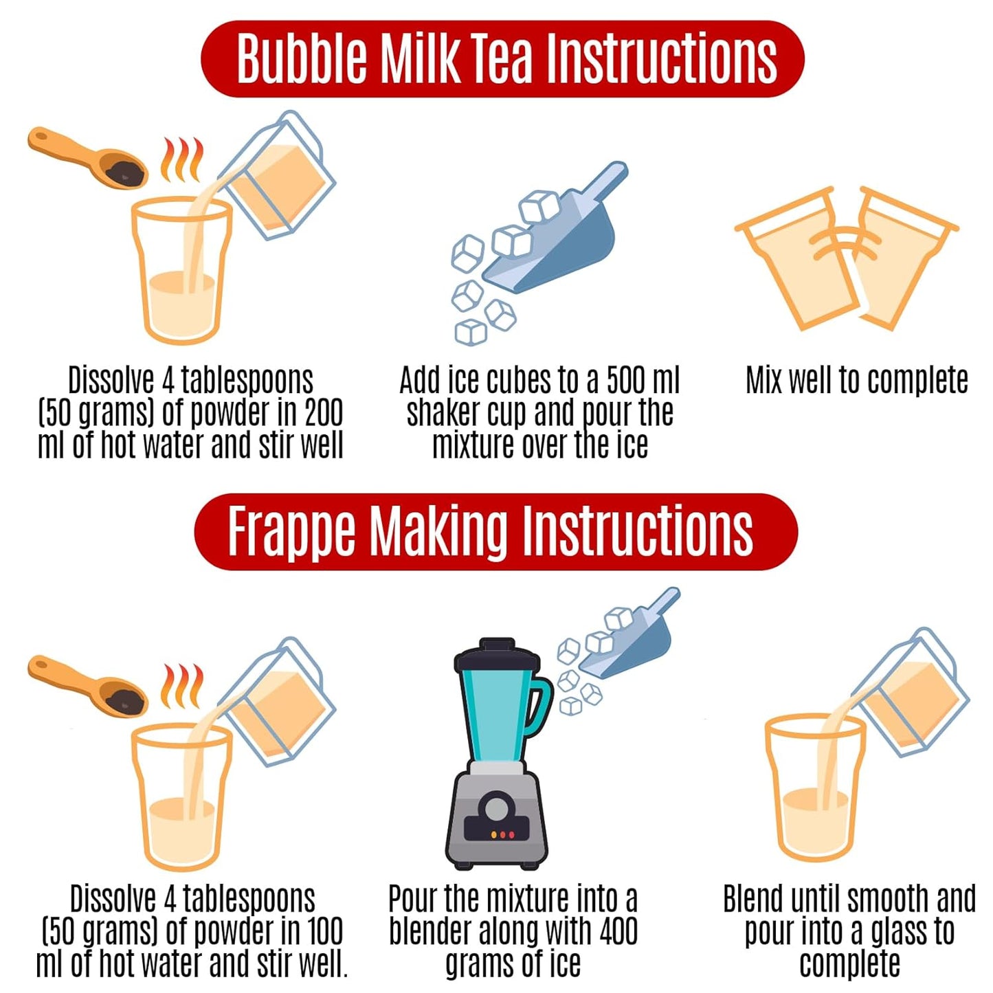 Fusion Select 2.2lb Cookie & Cream Boba Tea Powder Flavored-3-in-1 Drink Powder with Cream & Sugar - Instant Pre-Mixed Beverage for Hot or Cold Blends Yummy Frappes Bubble Tea