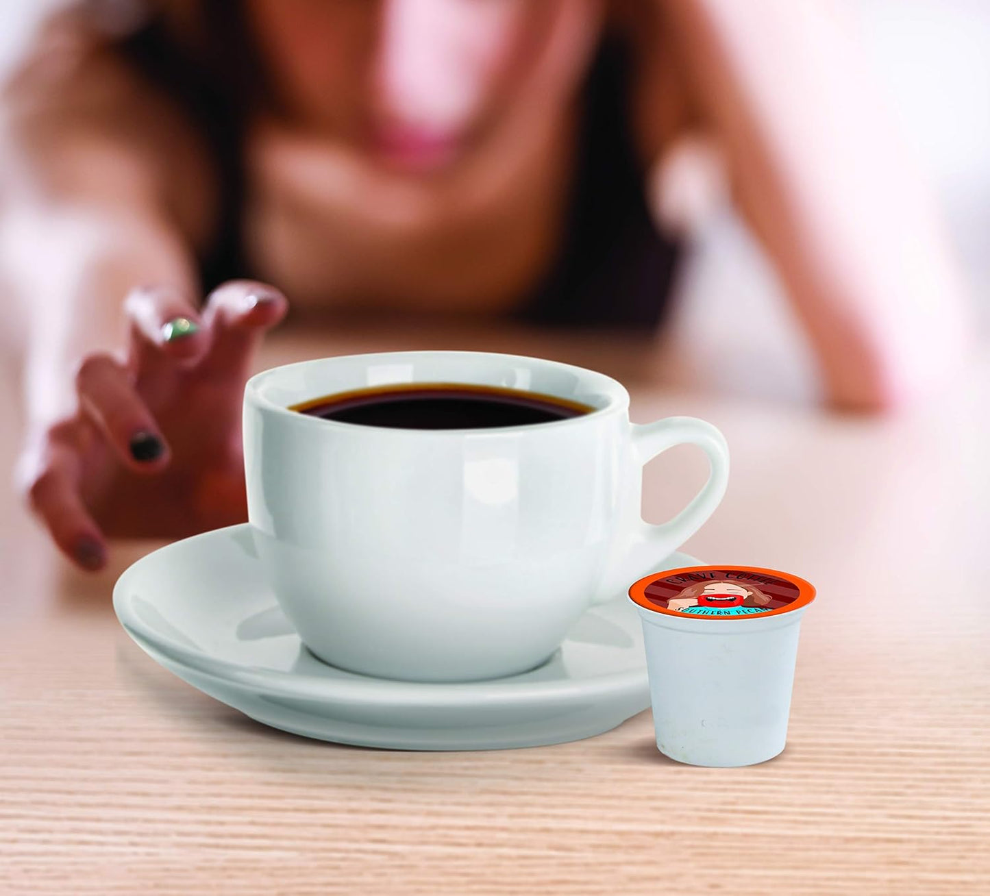 Crave Beverages Flavored Coffee Pods, Compatible with Keurig K-Cup Brewers, Southern Pecan, 100 Count