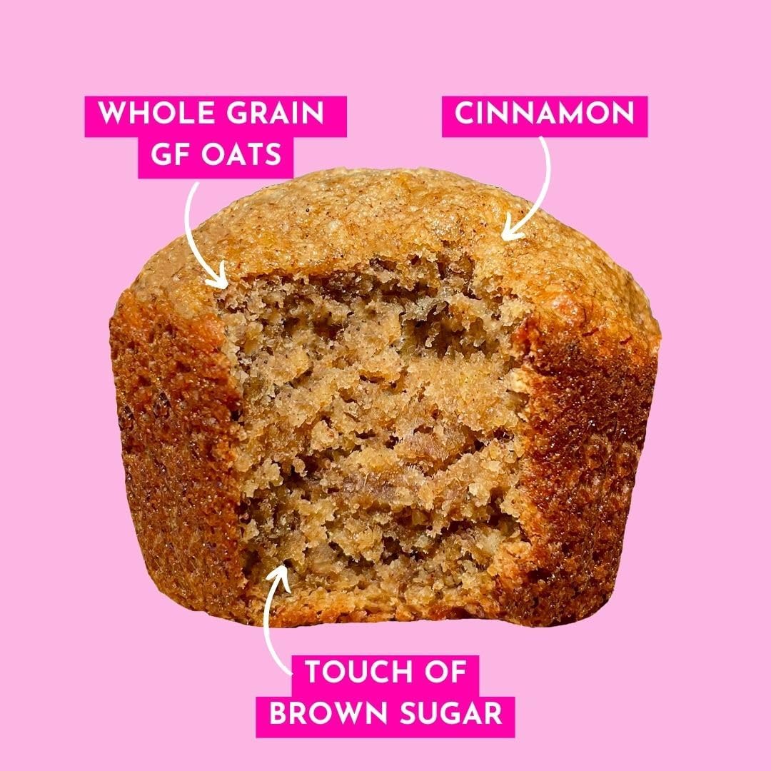 GoNanas Original Oat Flour Banana Bread Mix, Suitable for Plant Based Vegan Diets, Gluten Free Dairy Free Snacks, Healthy Snacks For Adults, Muffin Mix, Nut Free, Cupcakes Dessert, NON-GMO, 4pk