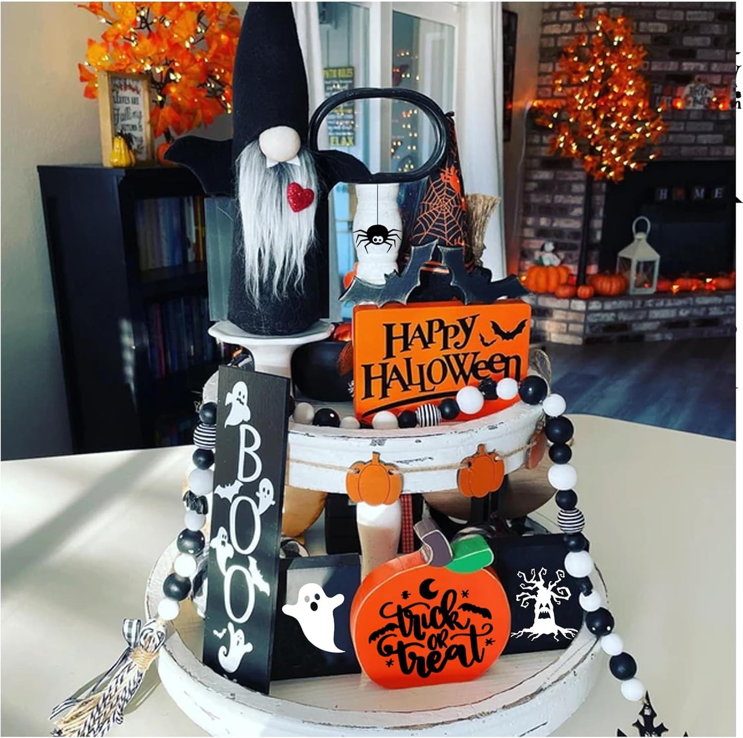 50 PCS Small Reusable Halloween Stencils, 3x3 Inch for Painting on Wood DIY Crafts Ornaments & Decoration (50pcs 3in)