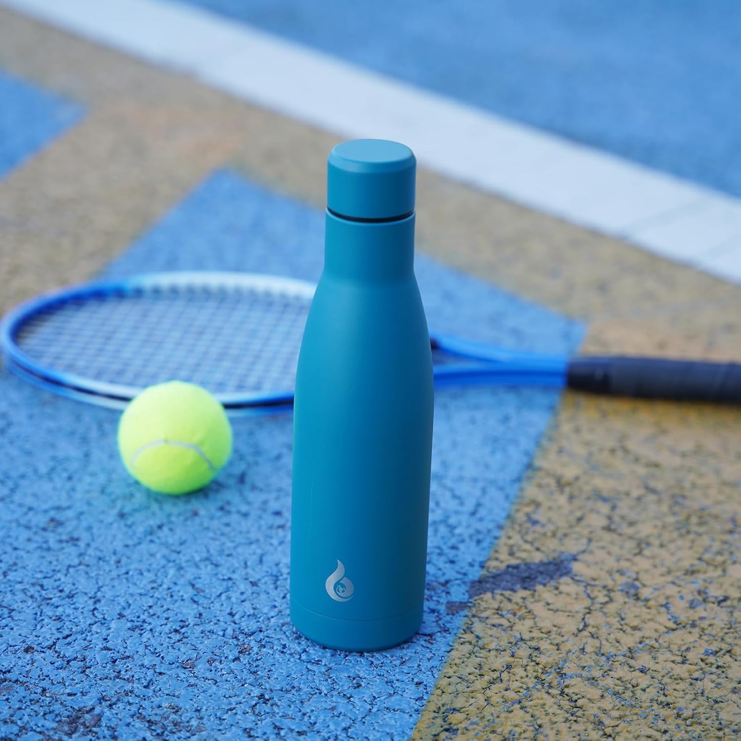 BJPKPK Insulated Water Bottle 17oz Stainless Steel Water Bottles Dishwasher Safe Reusable Metal Thermos Keep Cold and Hot,Laguna