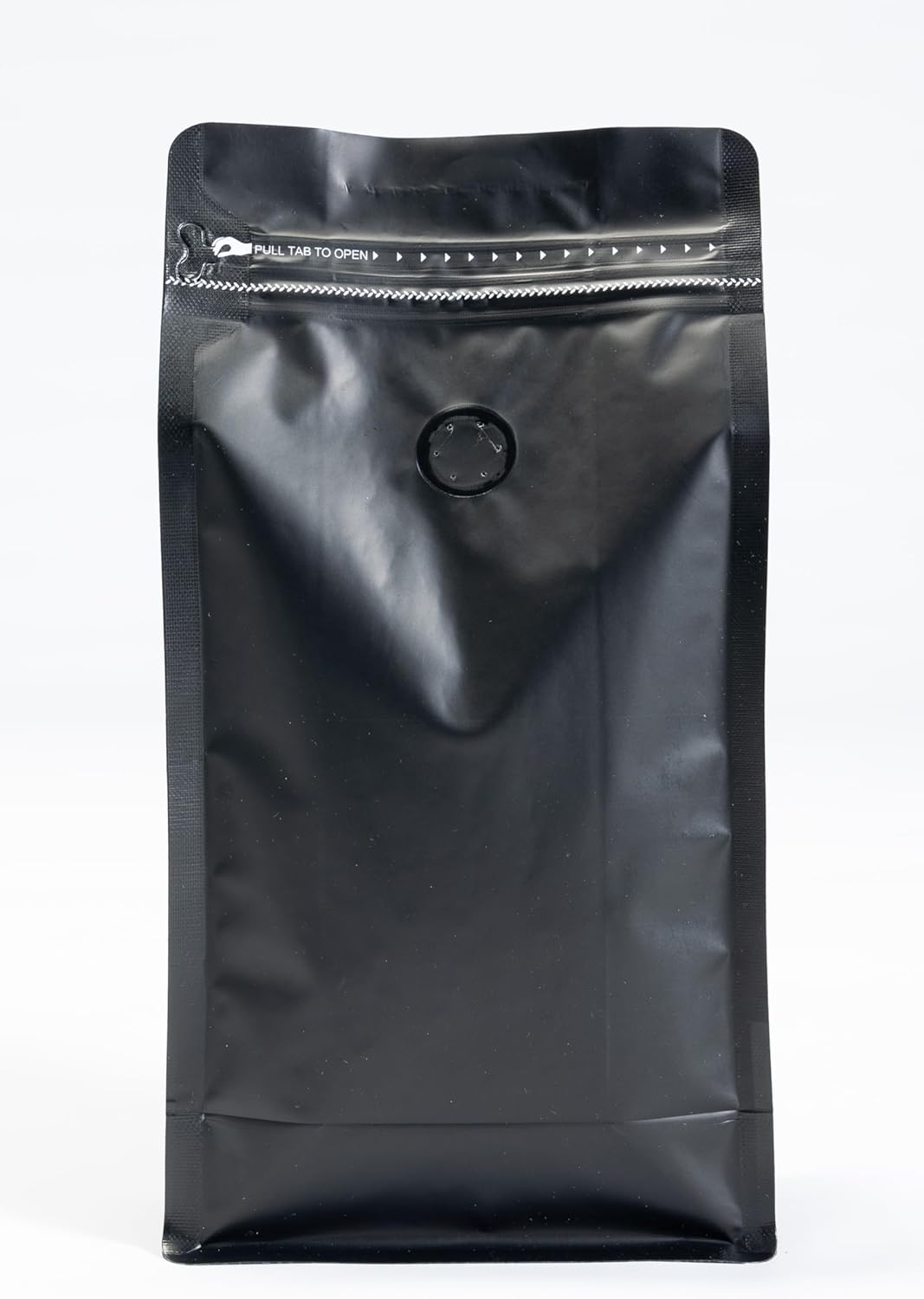 Premium Coffee Bags with Valve (100 pcs, 16 oz) Standing Coffee Beans Storage Bags, Reusable Heat Sealable Side Zipper Pouches, Eco-Friendly Packaging, Perfect for Home and Office - Black