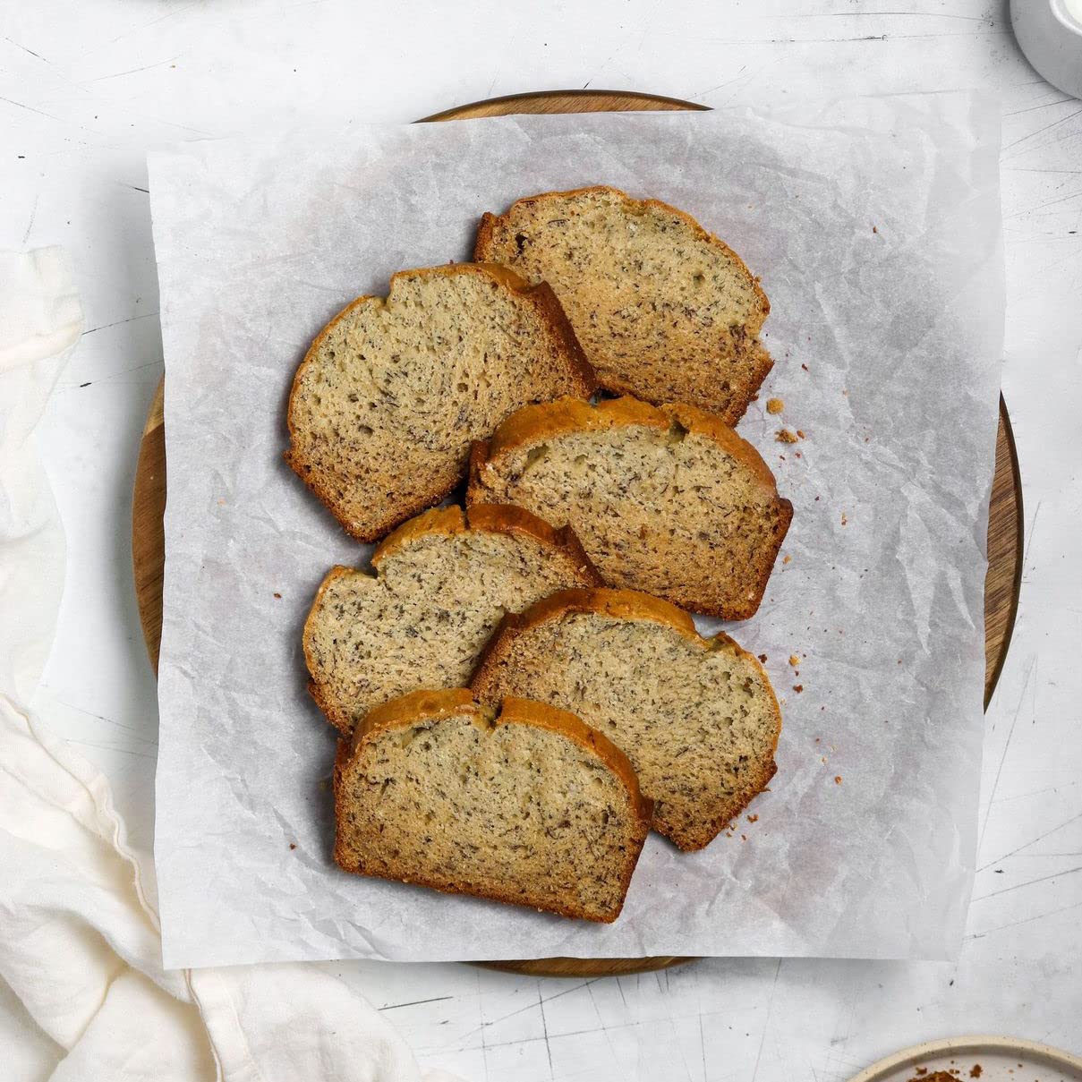 Miss Jones Baking Banana Bread & Muffin Mix - Whole Grains, 50% Lower Sugar, Real Banana, Vegan Banana Bread, Naturally Sweetened Desserts & Treats, 10.57 Ounce (Pack of 6)